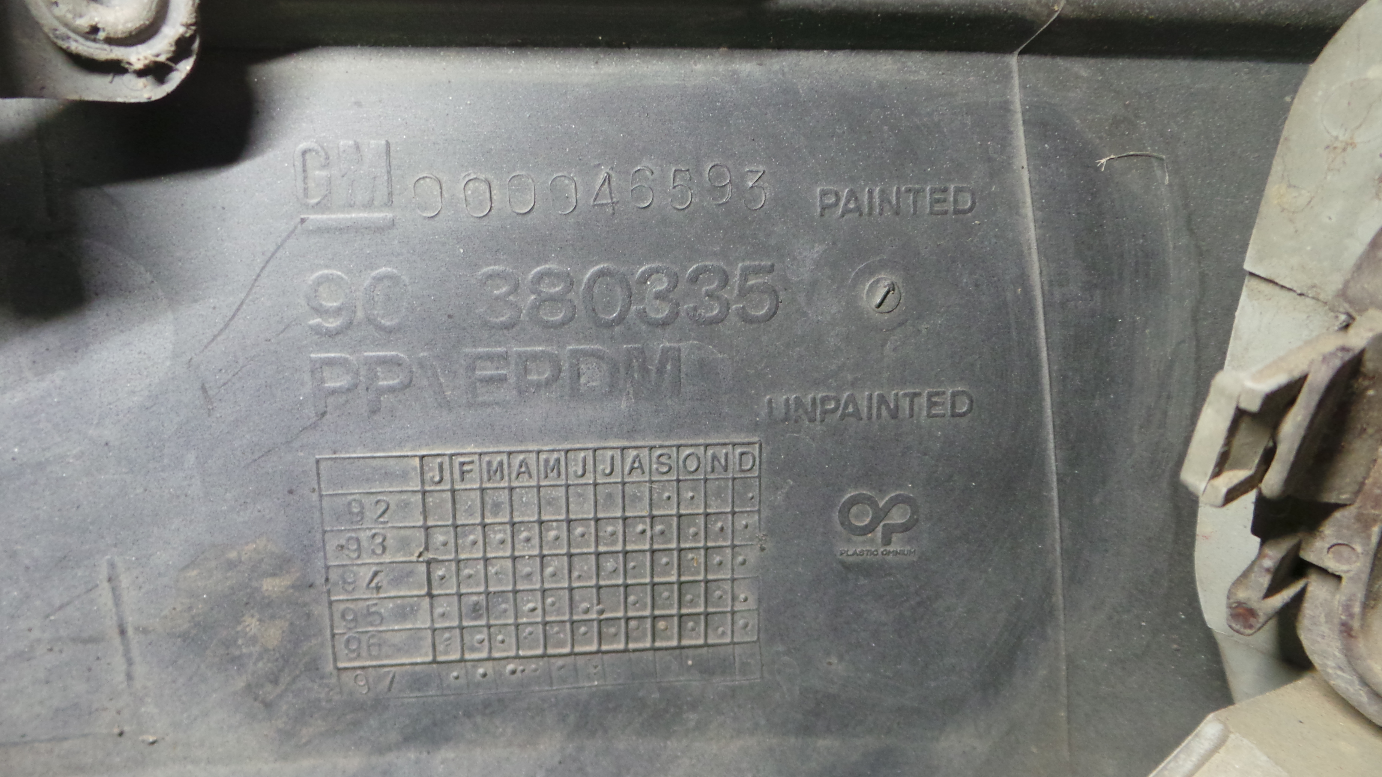 Para Choques Frente 90380335 - OPEL ASTRA F Hatchback (T92)-33174395