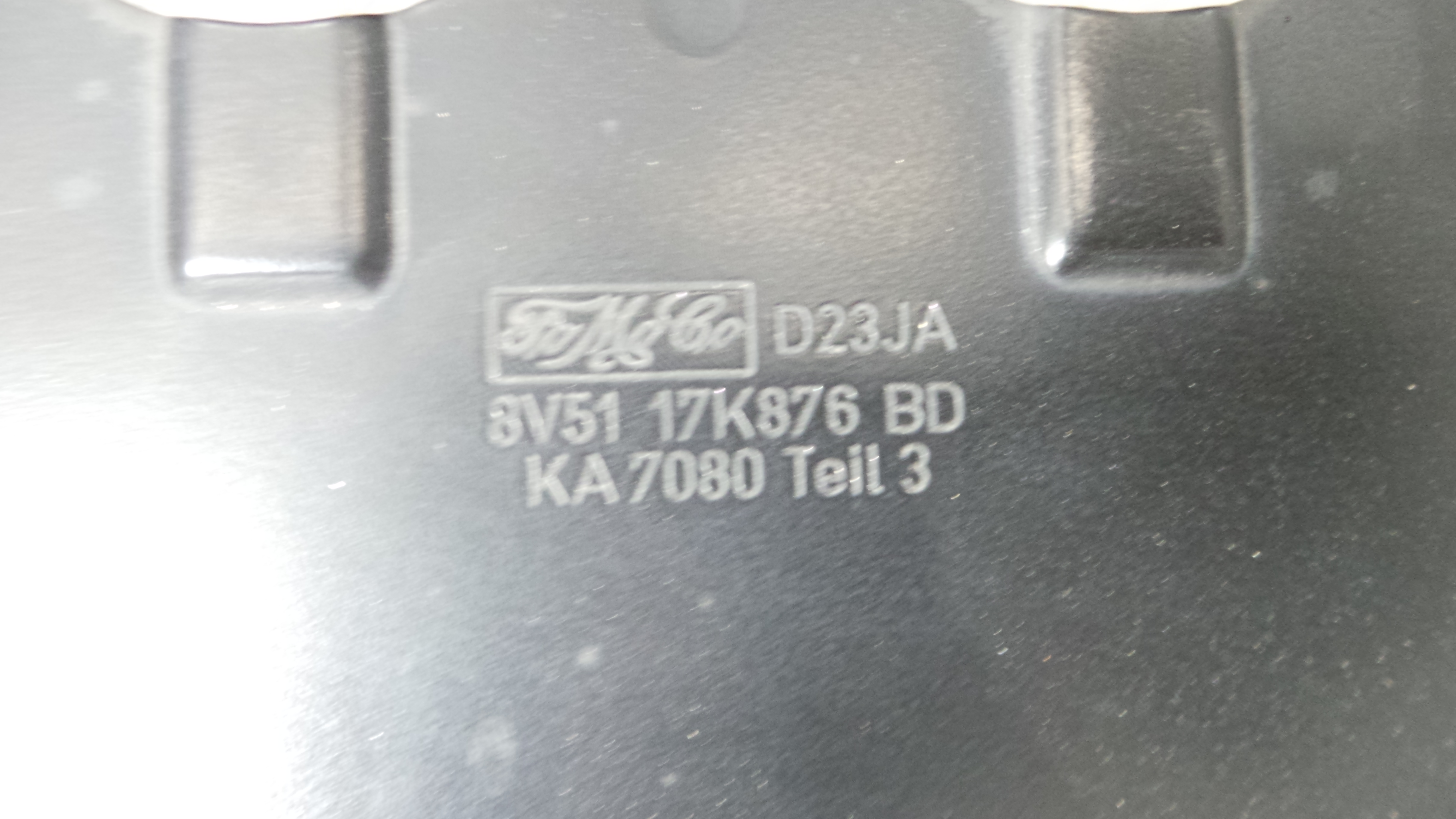 Reforço do Para Choques Frente  8V51-17K876-BD - FORD FIESTA VII (HJ, HF)-33174596