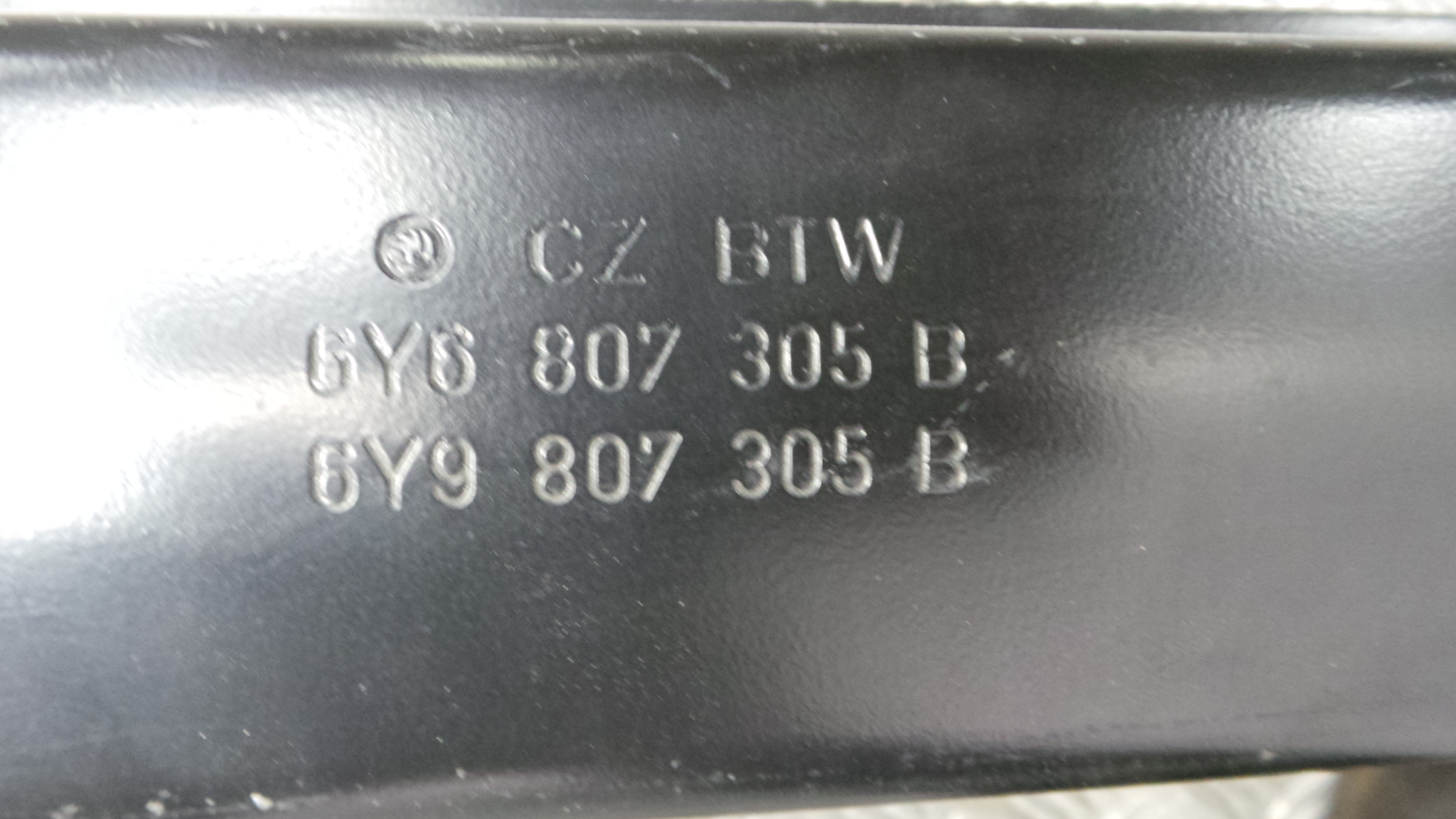 Reforco do Para Choques Traseiro  6Y6807305B - SKODA FABIA I (6Y2)-33174605