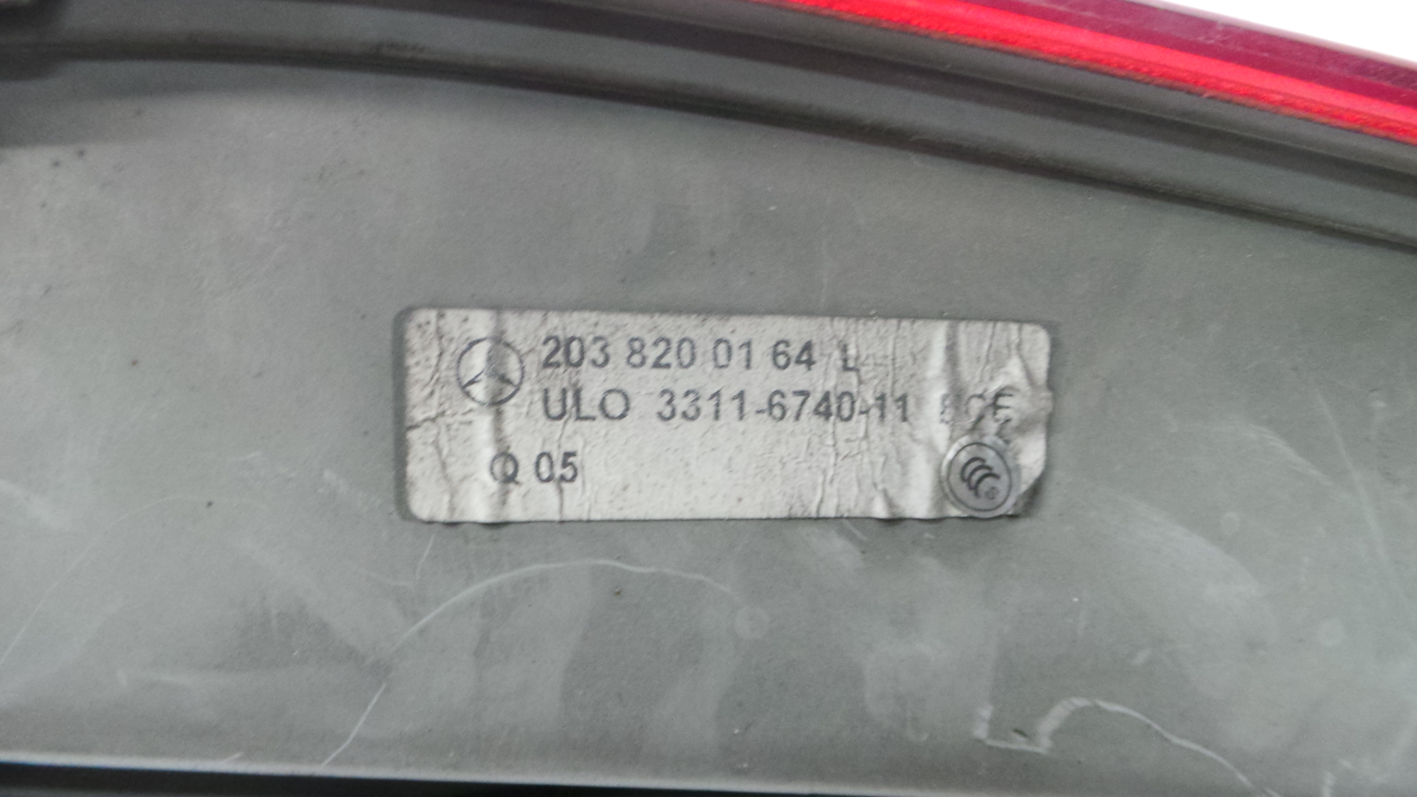 Farolim Stop Esq 2038200164 - MERCEDES-BENZ C-CLASS (W203)-33175529