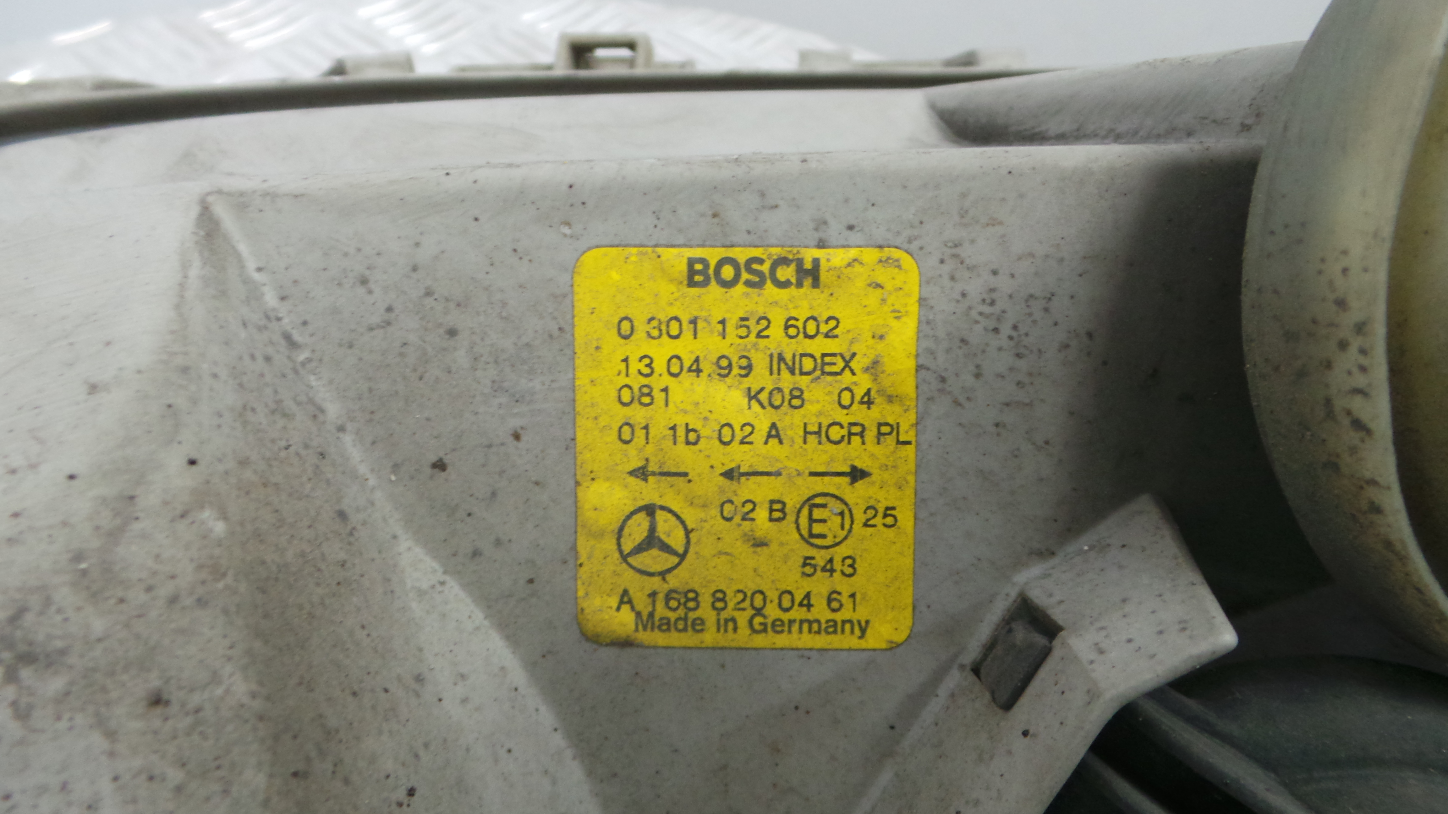 Ótica Dto A1688200461 - MERCEDES-BENZ A-CLASS (W168)-33175662