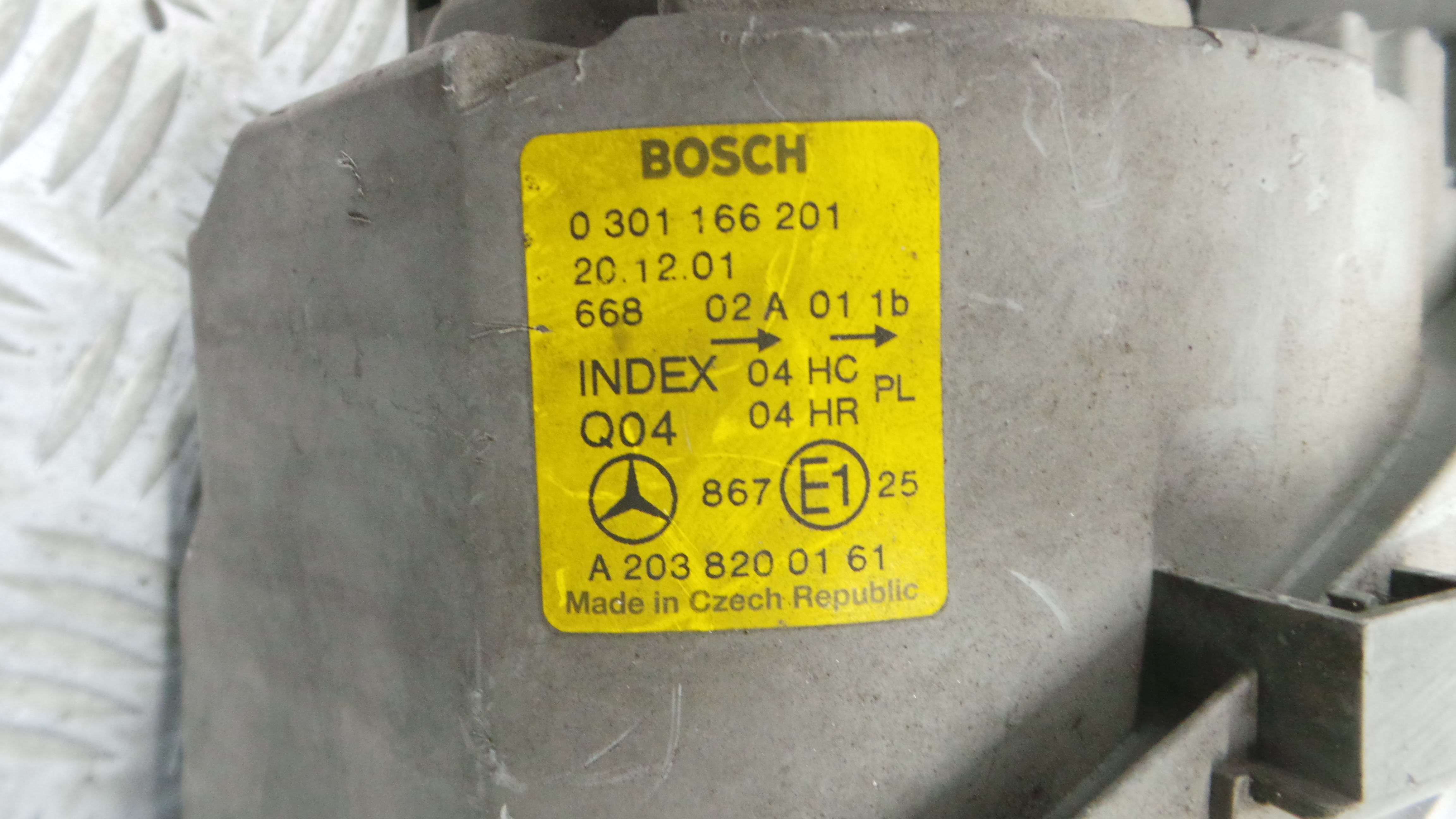 Ótica Esq A2038200161 - MERCEDES-BENZ C-CLASS (W203)-33175912