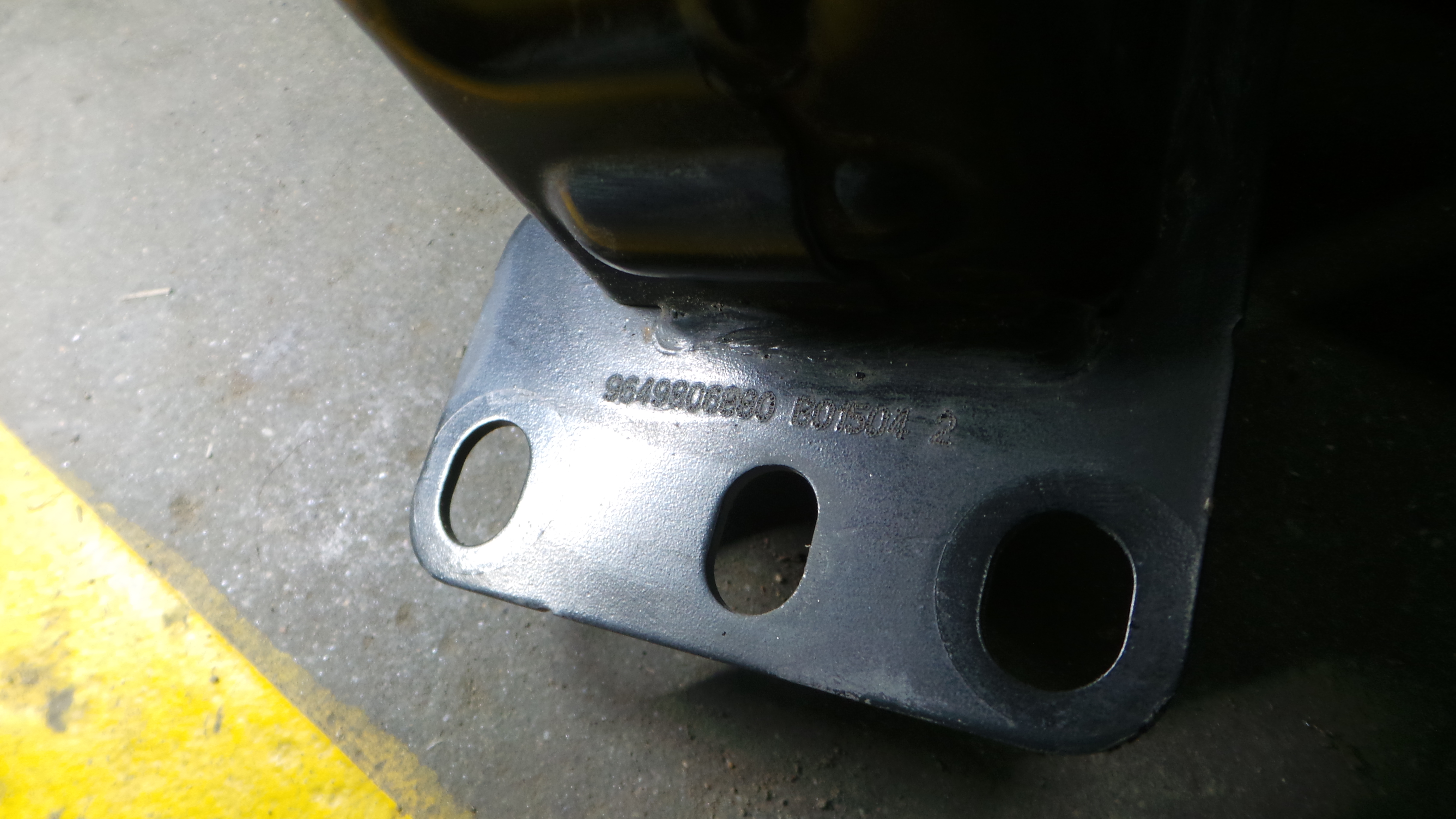 Reforço do Para Choques Frente  9649806880 - PEUGEOT 407 (6D_)-33179662