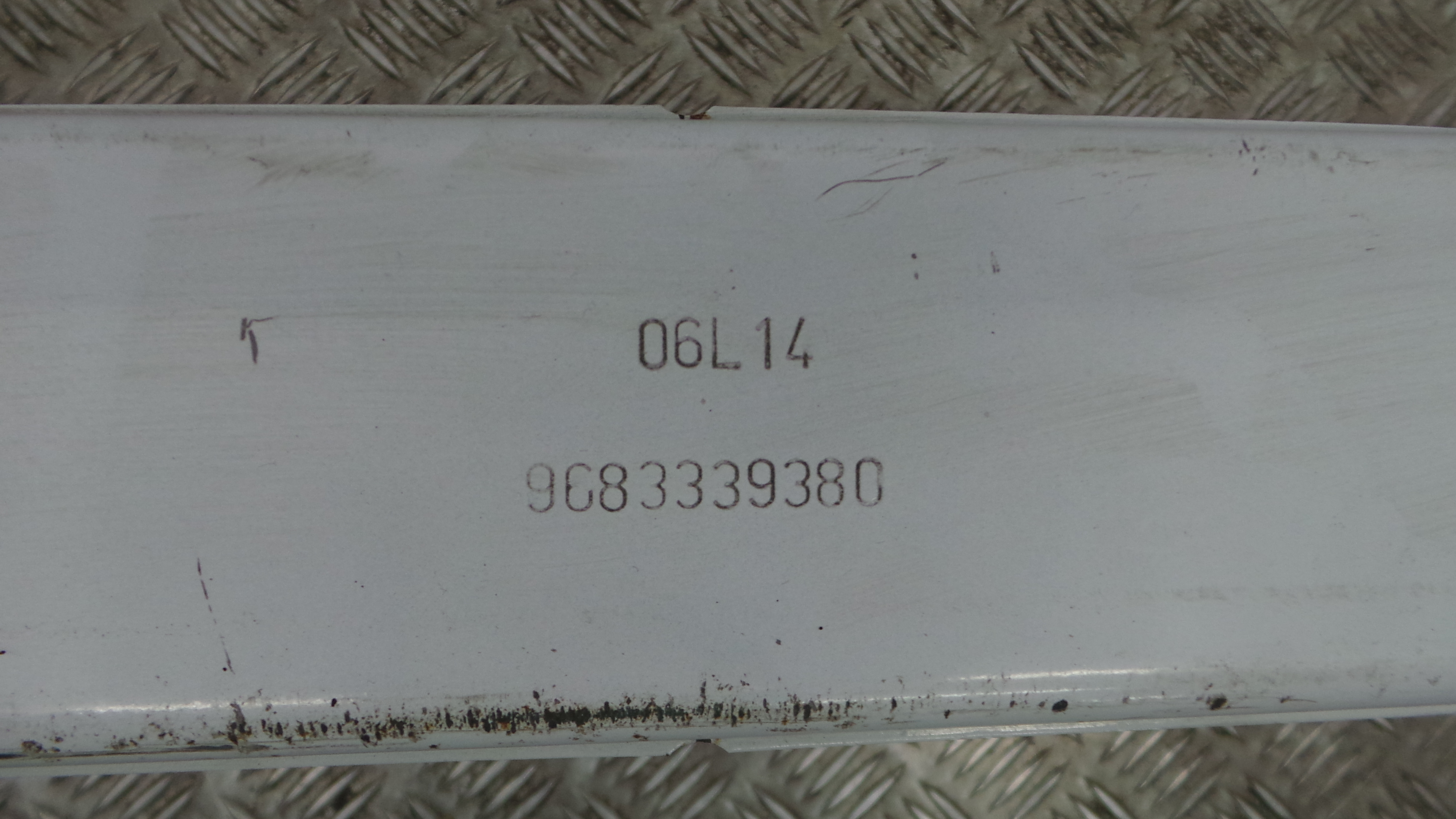 Reforco do Para Choques Traseiro  9683339380 - CITROËN C3 II (SC_)-33179668
