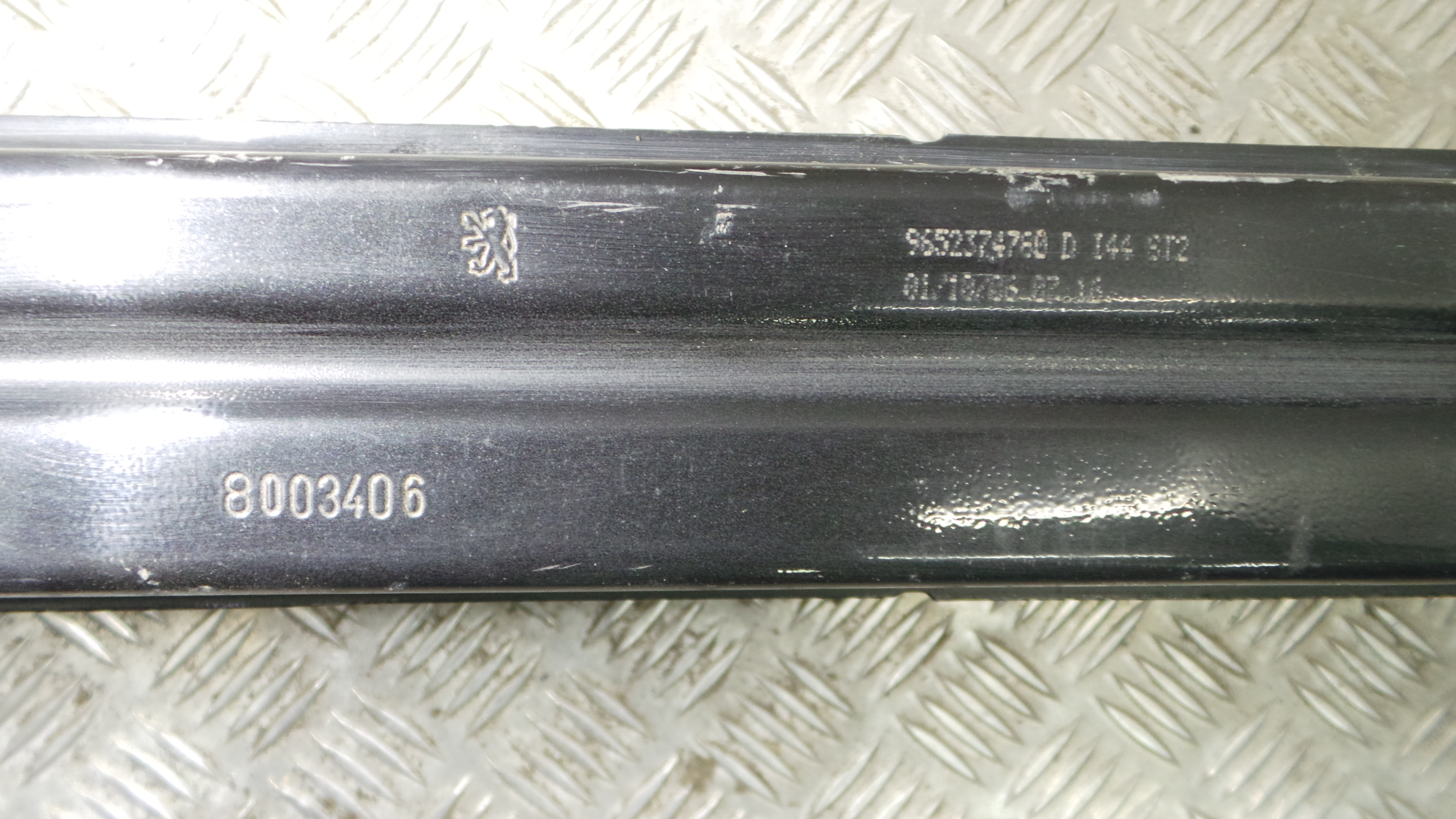 Reforco do Para Choques Traseiro 9652374780 - PEUGEOT 207 (WA_, WC_), 207/207+ (WA_, WC_)-33179697