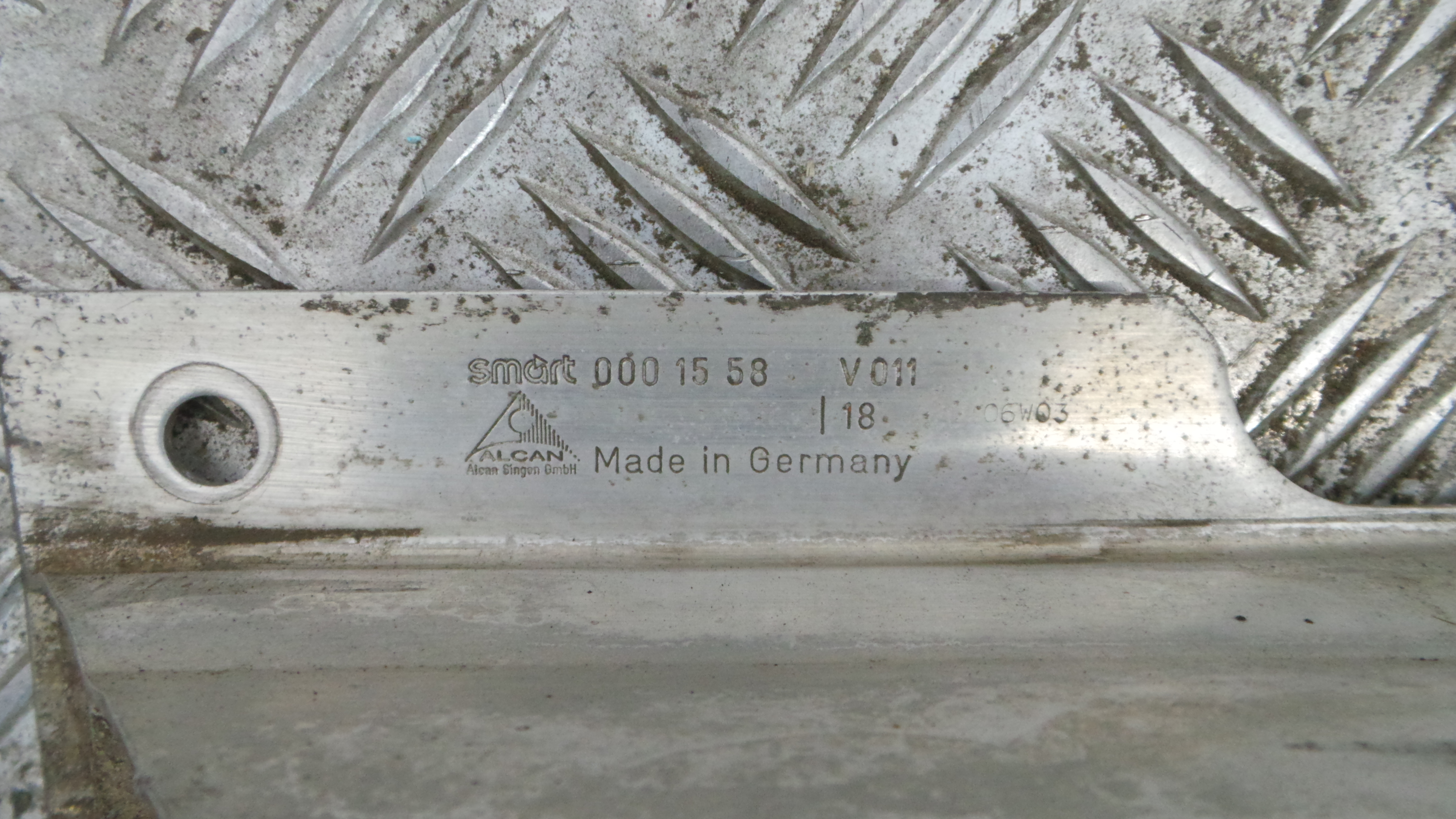 Reforco do Para Choques Traseiro  0001558 - SMART FORTWO Coupé (450)-33180937