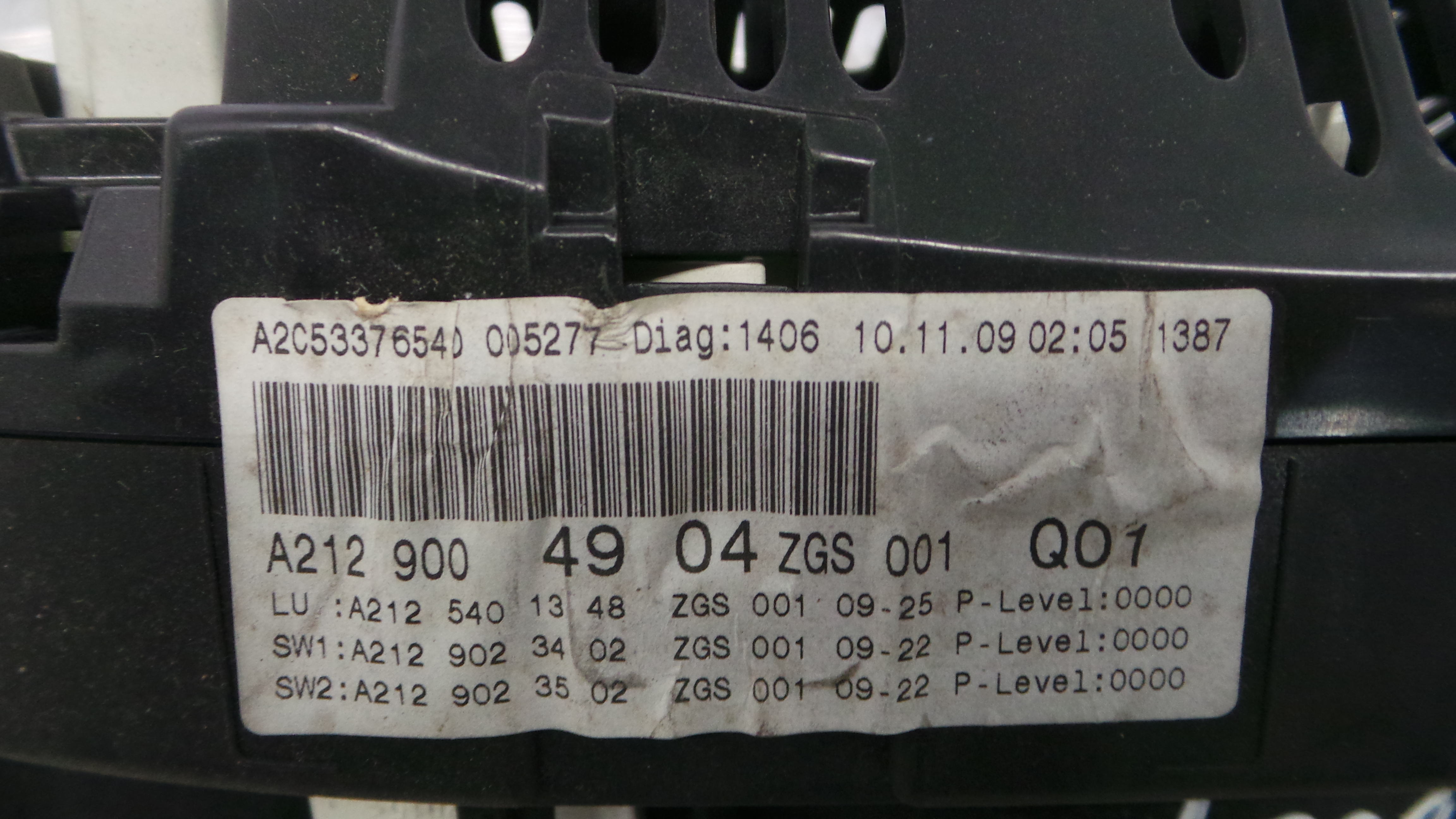 Quadrante A2129004904 - MERCEDES-BENZ E-CLASS (W212)-33182187