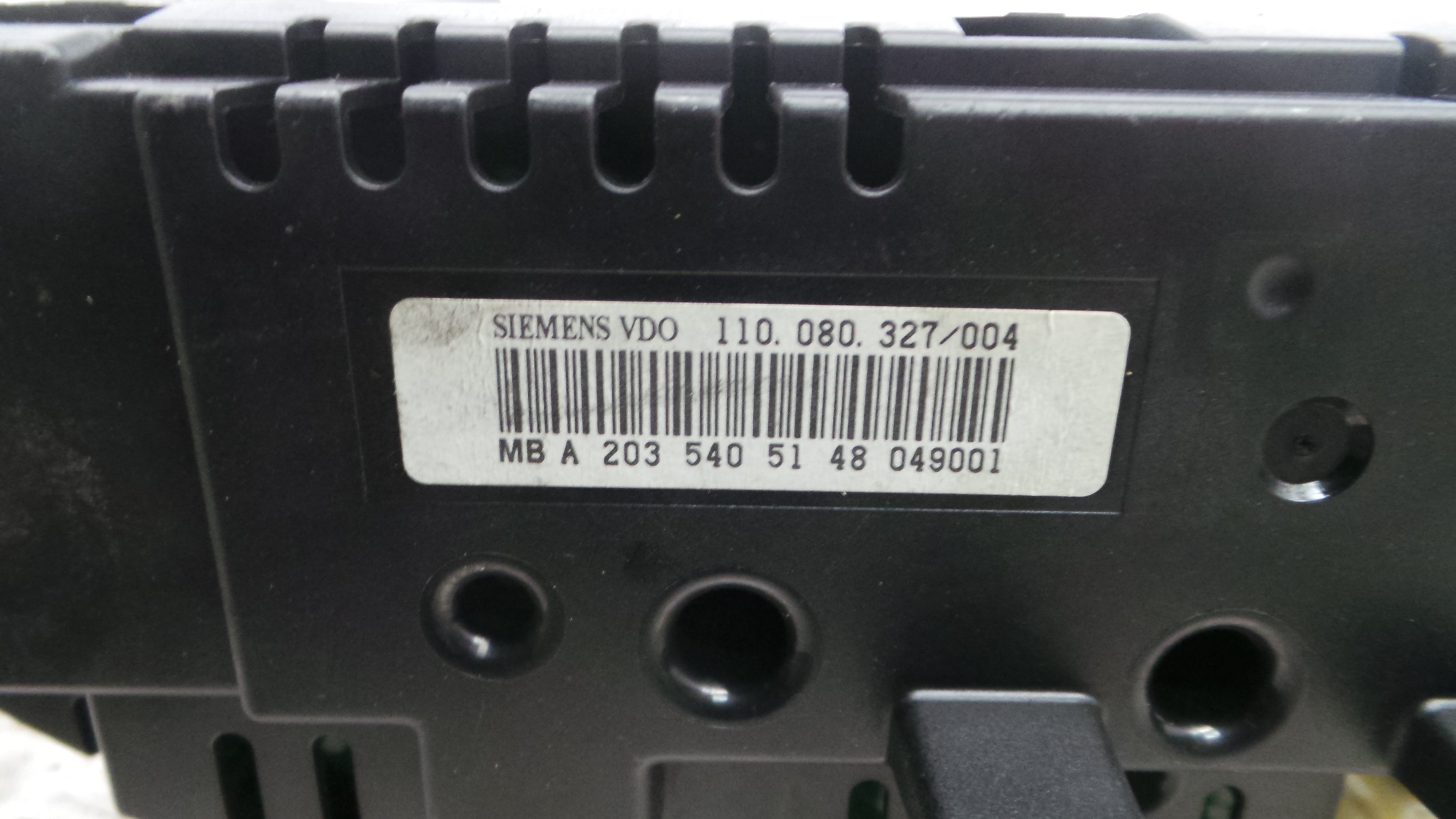 Quadrante A2035405148 - MERCEDES-BENZ C-CLASS (W203)-33182295