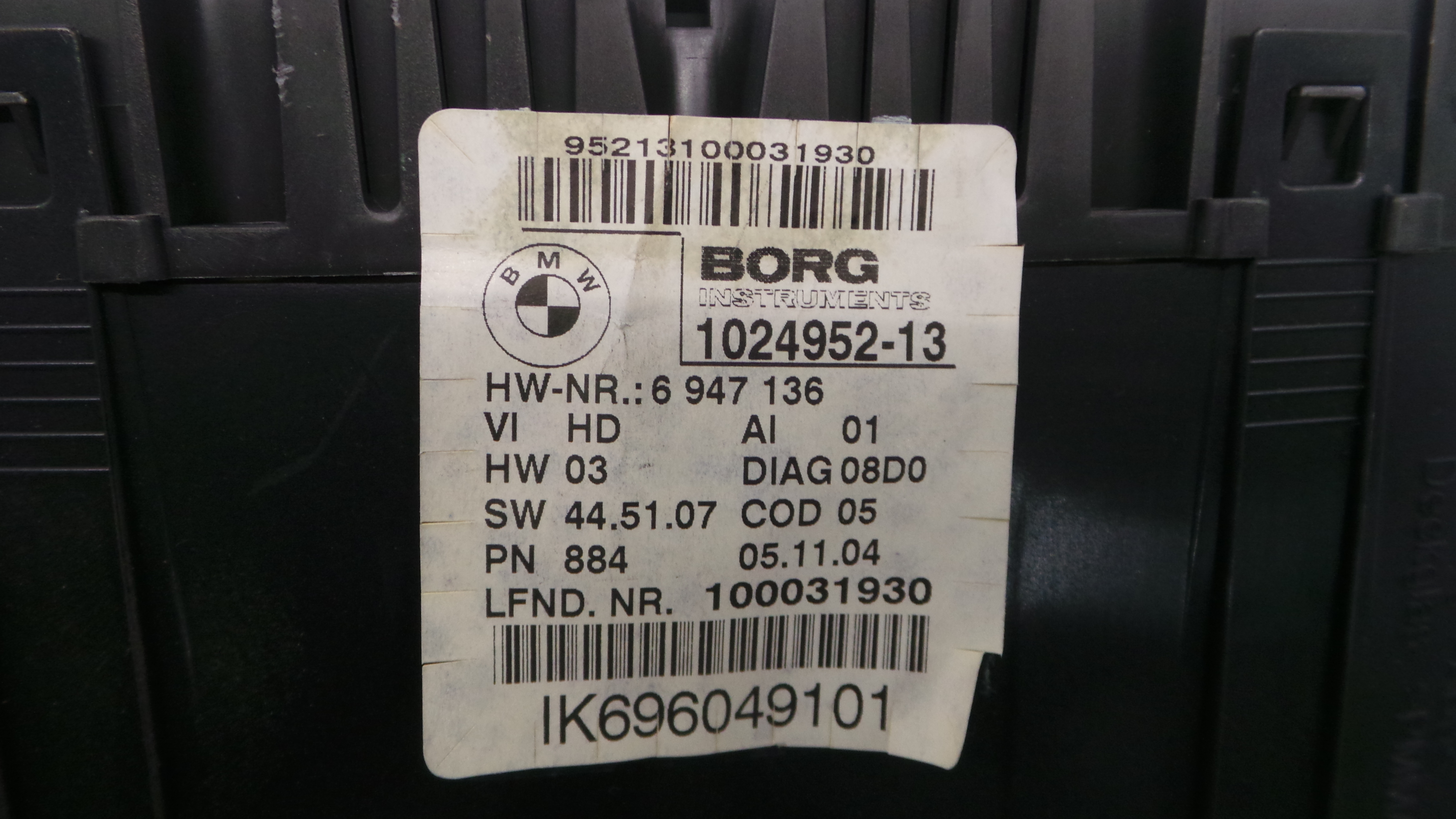 Quadrante 6947136 - BMW 1 (E87)-33182655