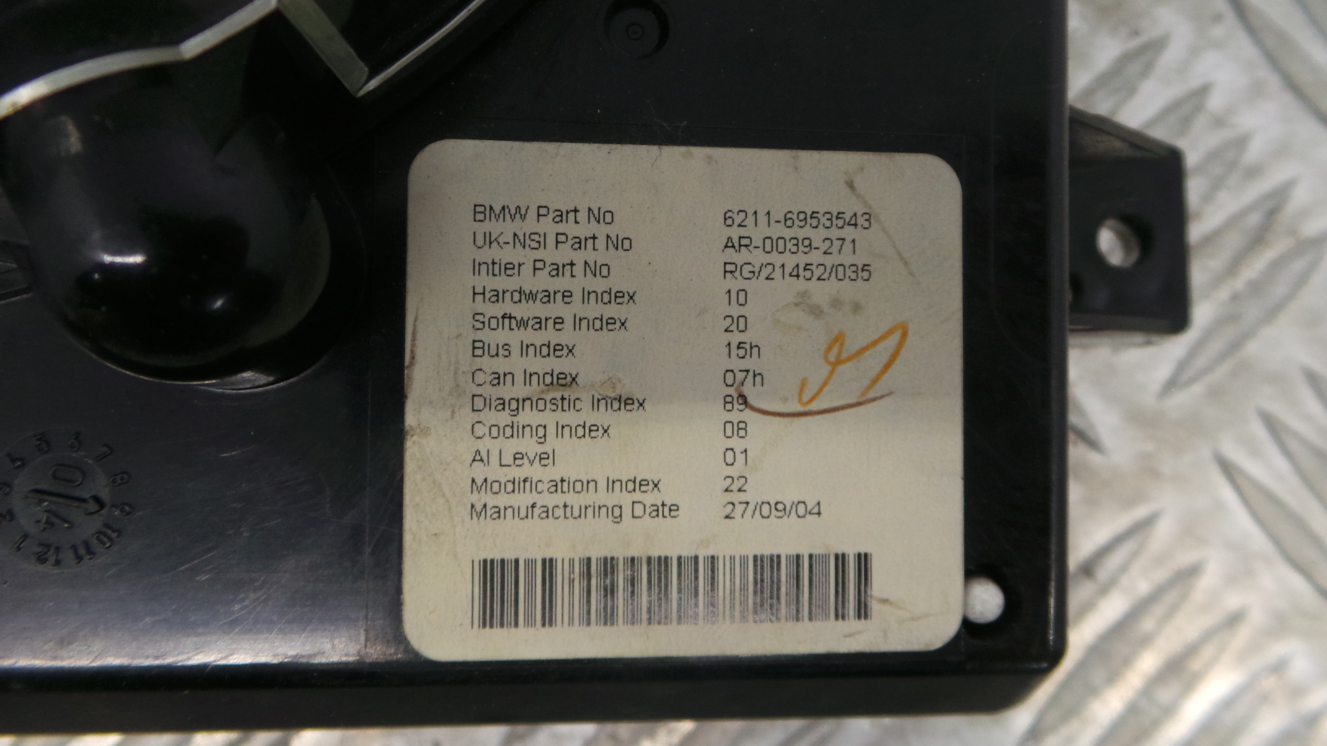 Quadrante 62.11-6953543 - MINI MINI (R50, R53)-33182671