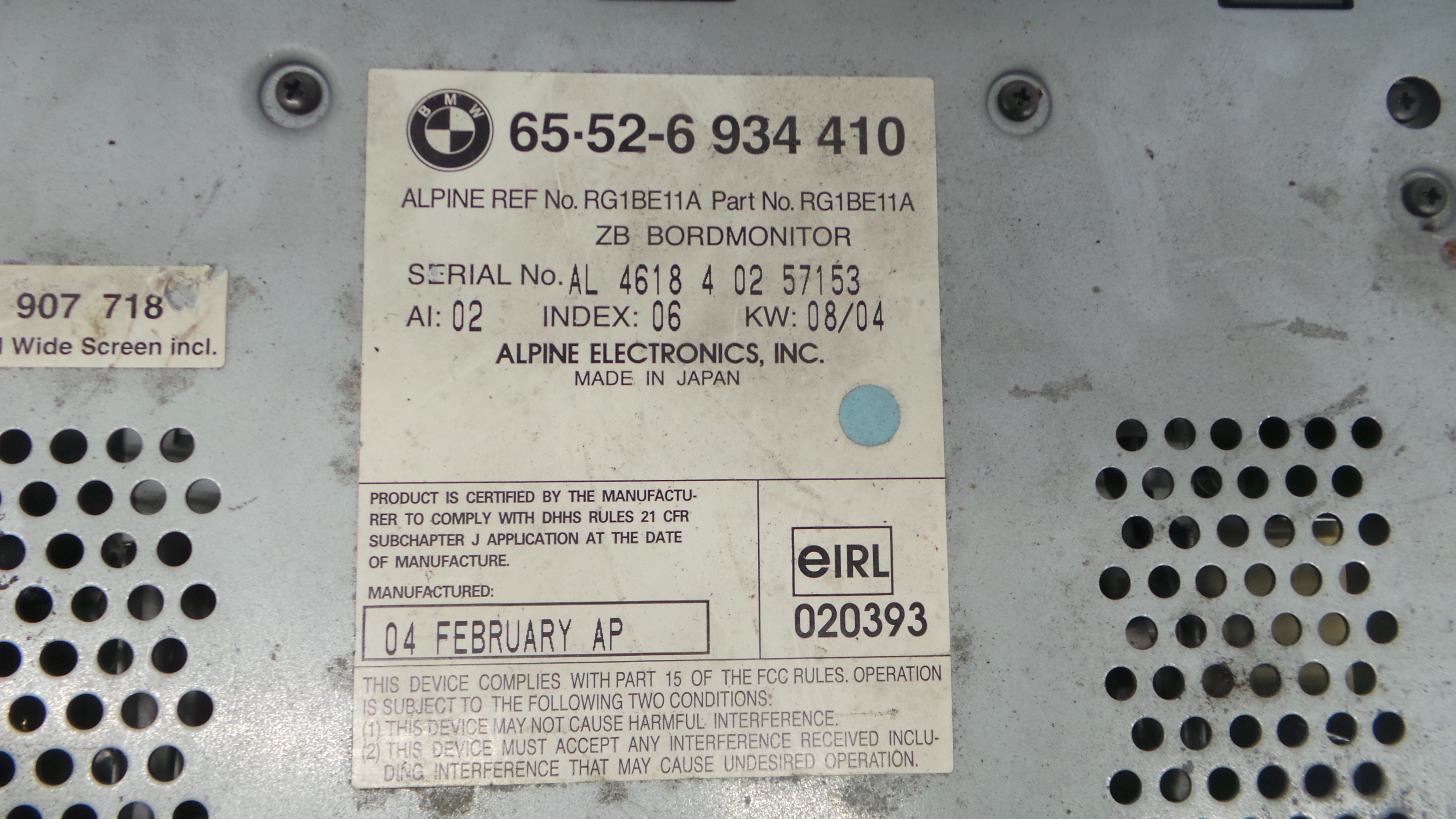 Auto-rádios 65.52-6934410 - BMW 3 (E46)-33182692