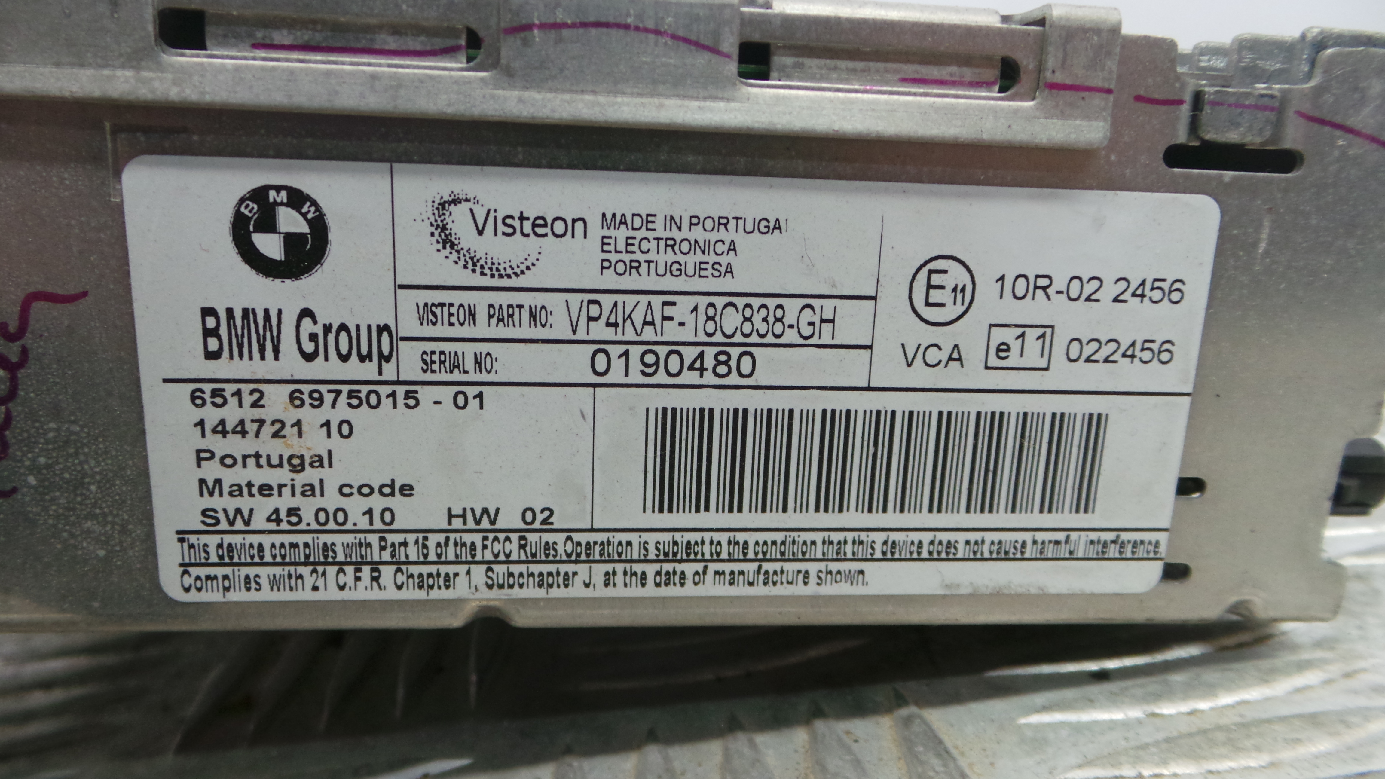 Auto-rádios 65.12-6975015 - BMW 1 (E87)-33182716