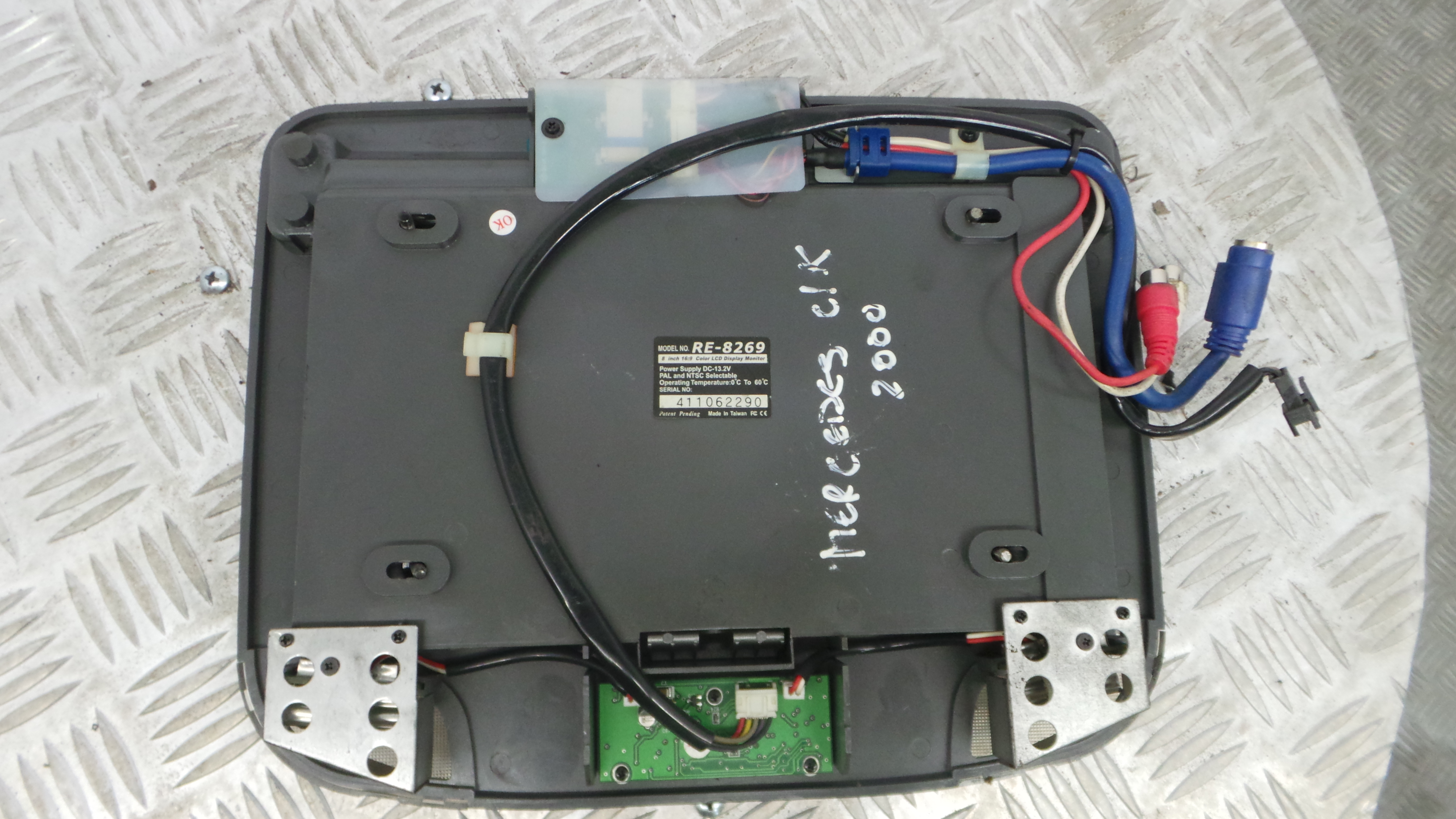 Display do Ar Condicionado / Rádio / GPS / DVD RE-8269 - MERCEDES-BENZ CLK (C208)-33182733