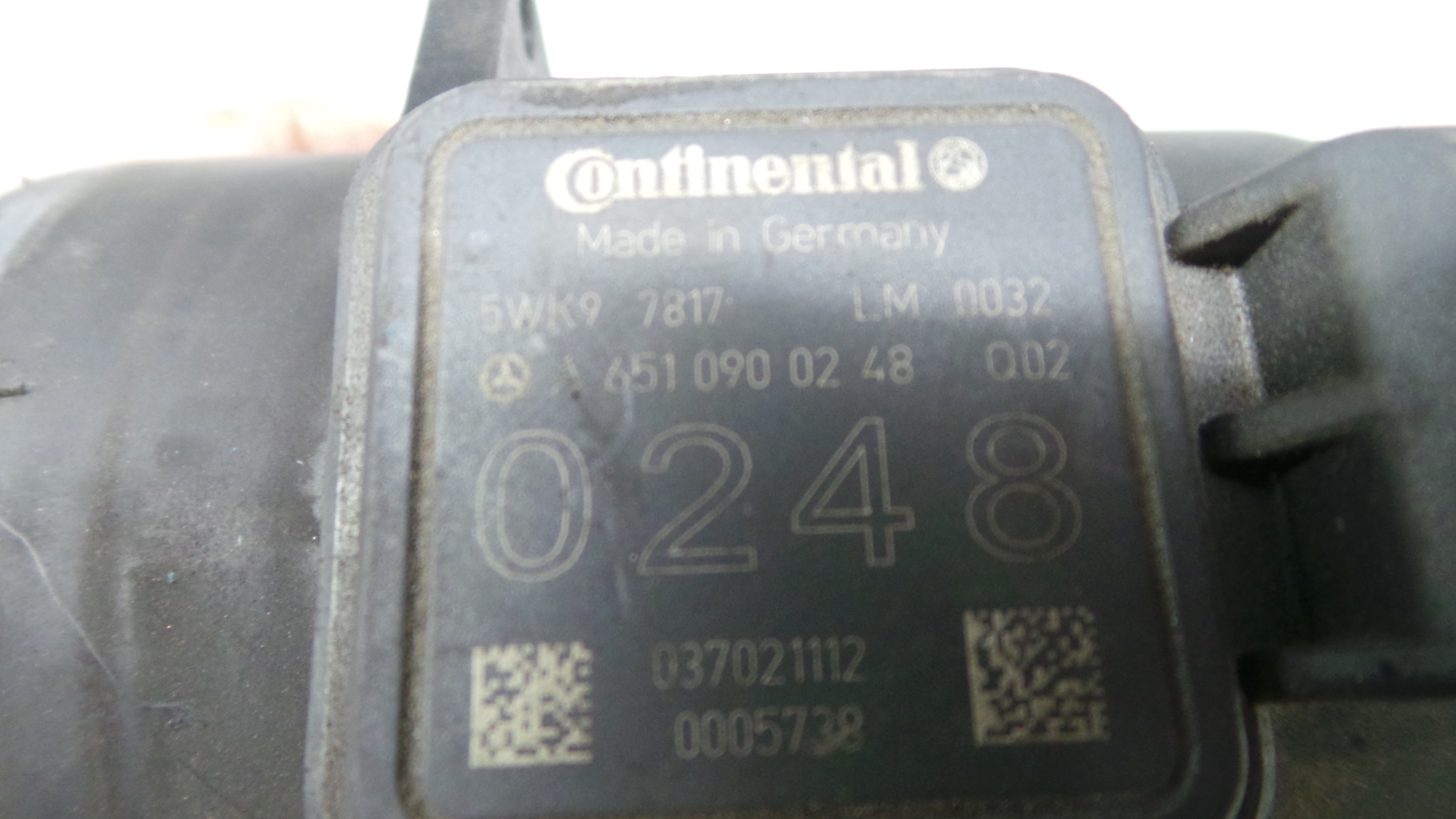 Medidor De Massa De Ar A6510900248 - MERCEDES-BENZ C-CLASS (W204)-33182796