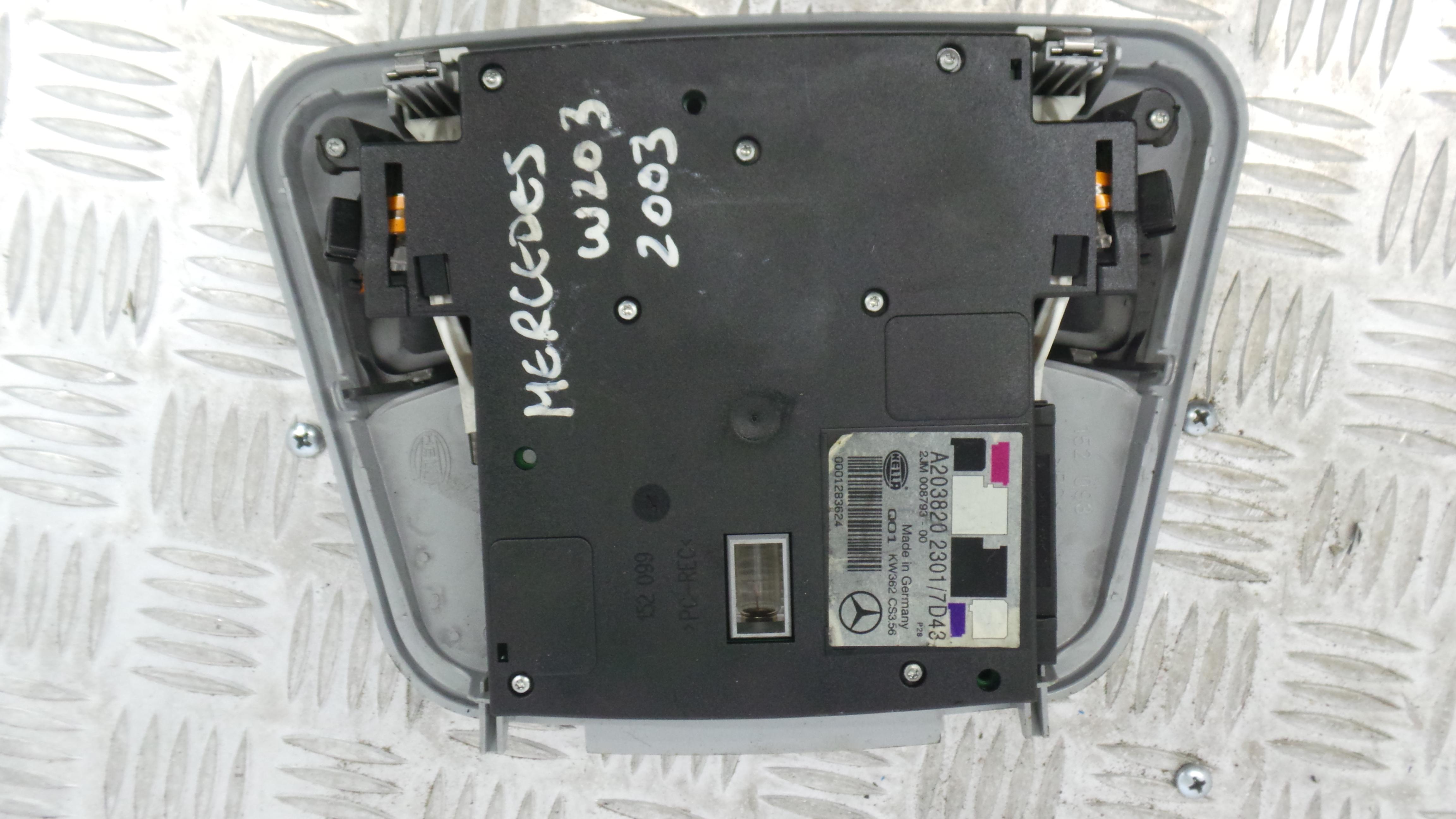 Plafonier Teto A2038202301 - MERCEDES-BENZ C-CLASS (W203)-33182956