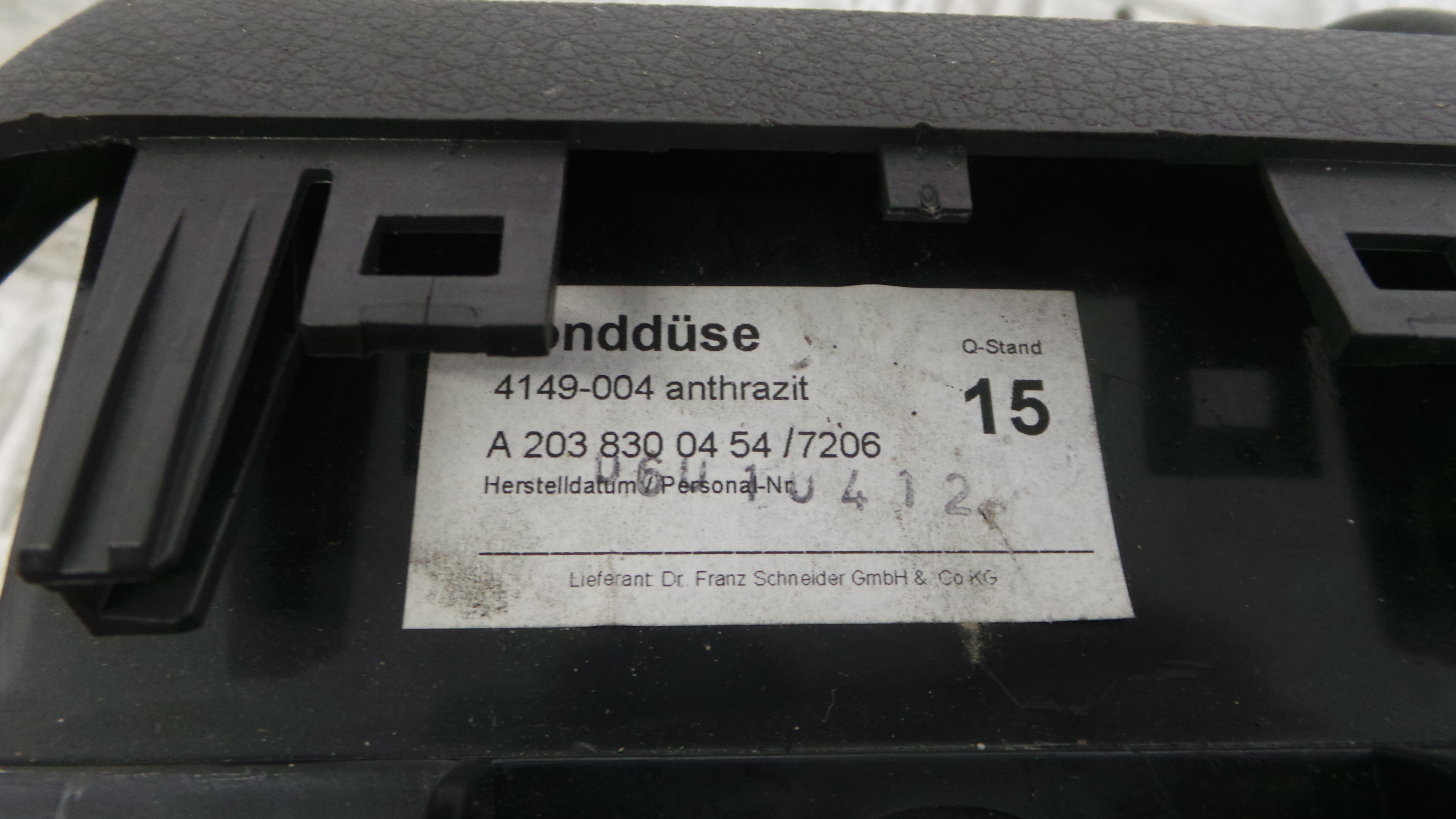 Grelha da Sofagem  A2038300454 - MERCEDES-BENZ C-CLASS (W203)-33183019