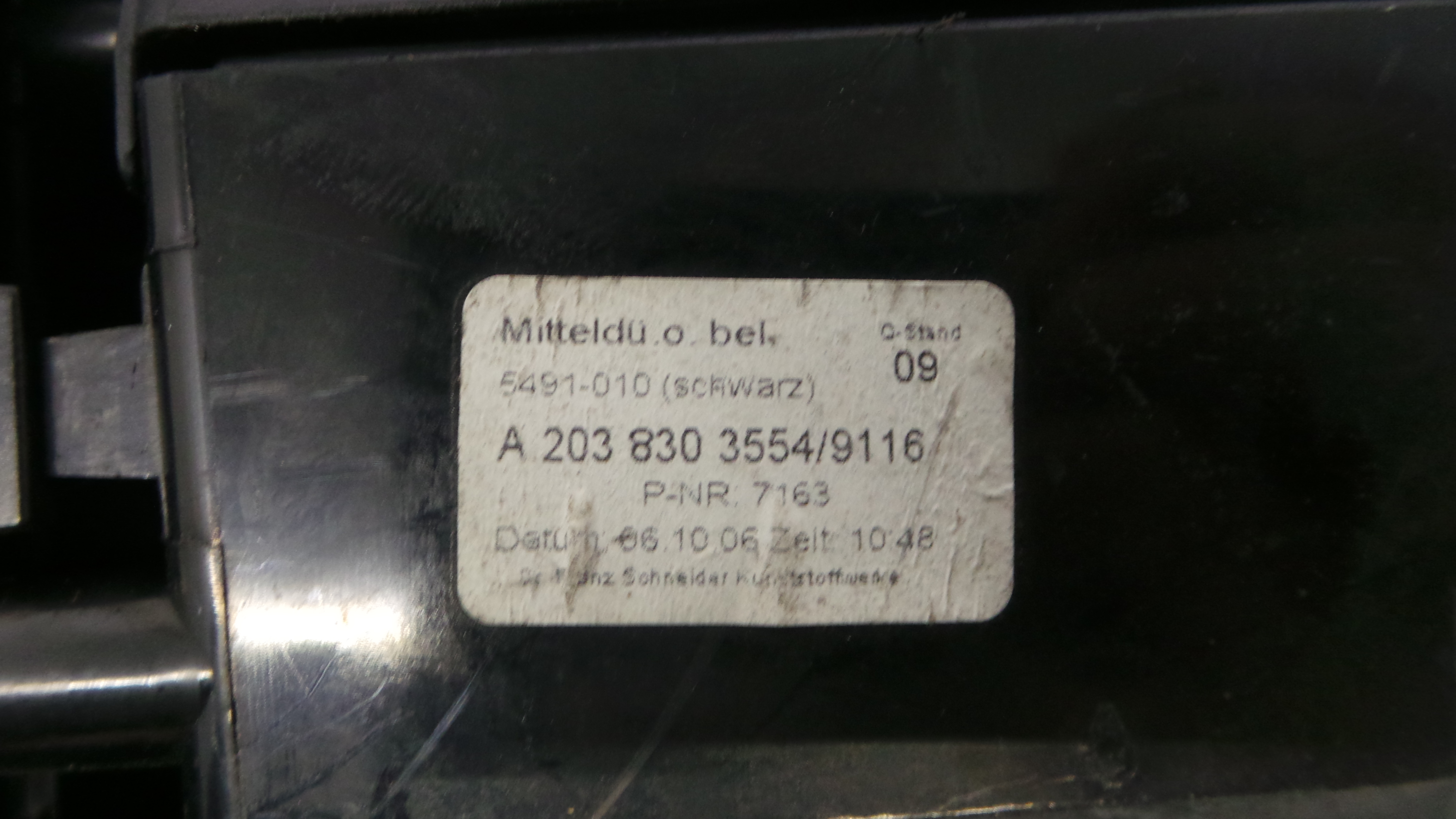 Grelha da Sofagem  A2038303554 - MERCEDES-BENZ C-CLASS (W203)-33183036