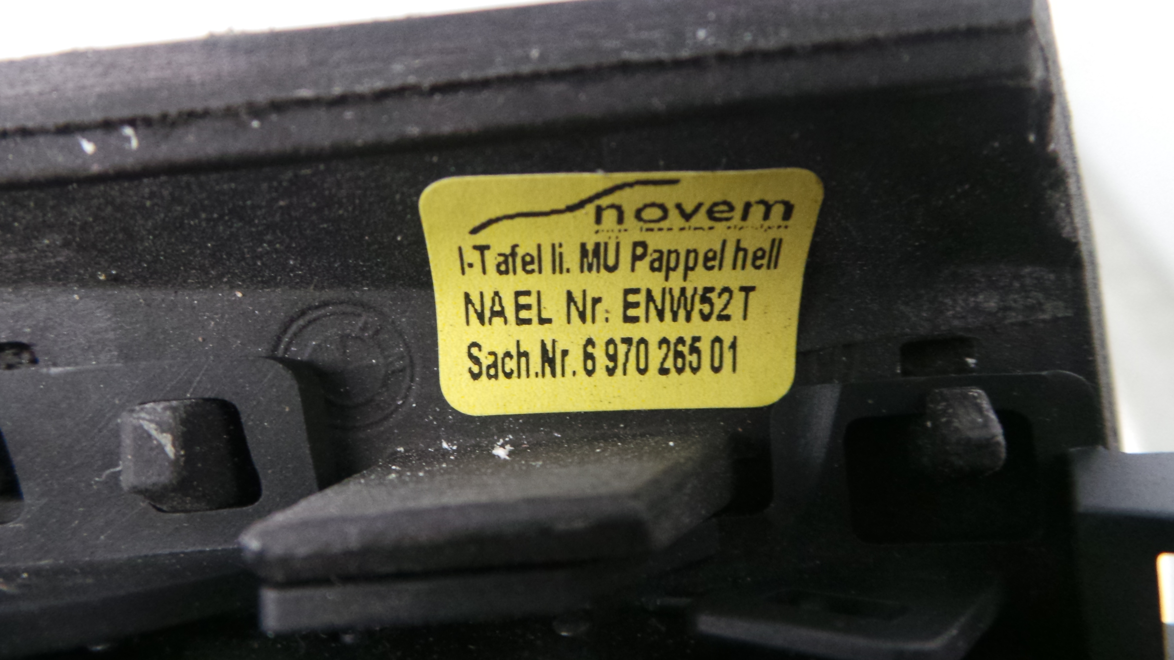 Grelha da Sofagem 64.22-6910731 - BMW 5 (E60)-33183077