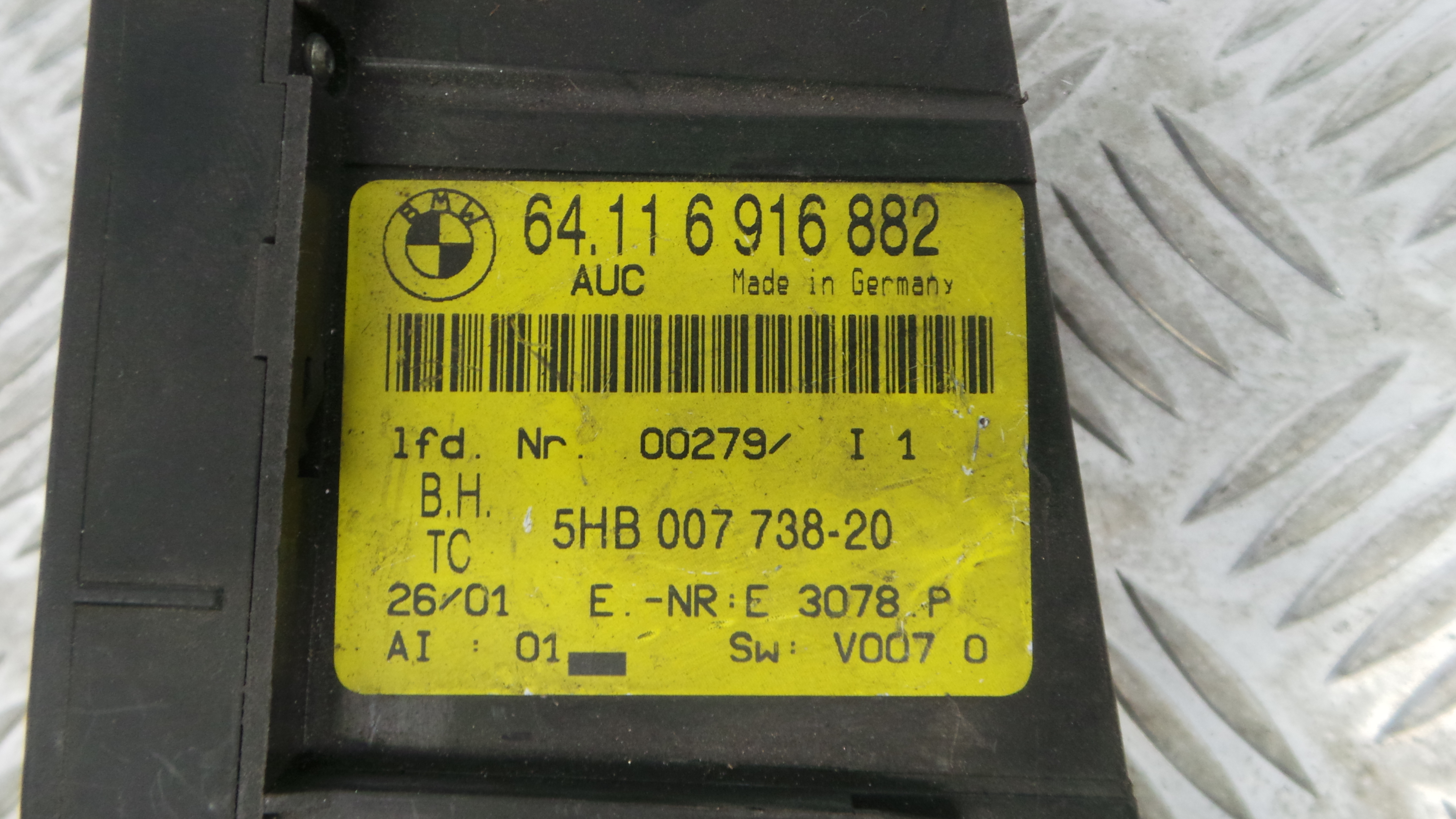 Comando da Sofagem / Climatronic 64.11-6916882 - BMW 3 (E46)-33183377