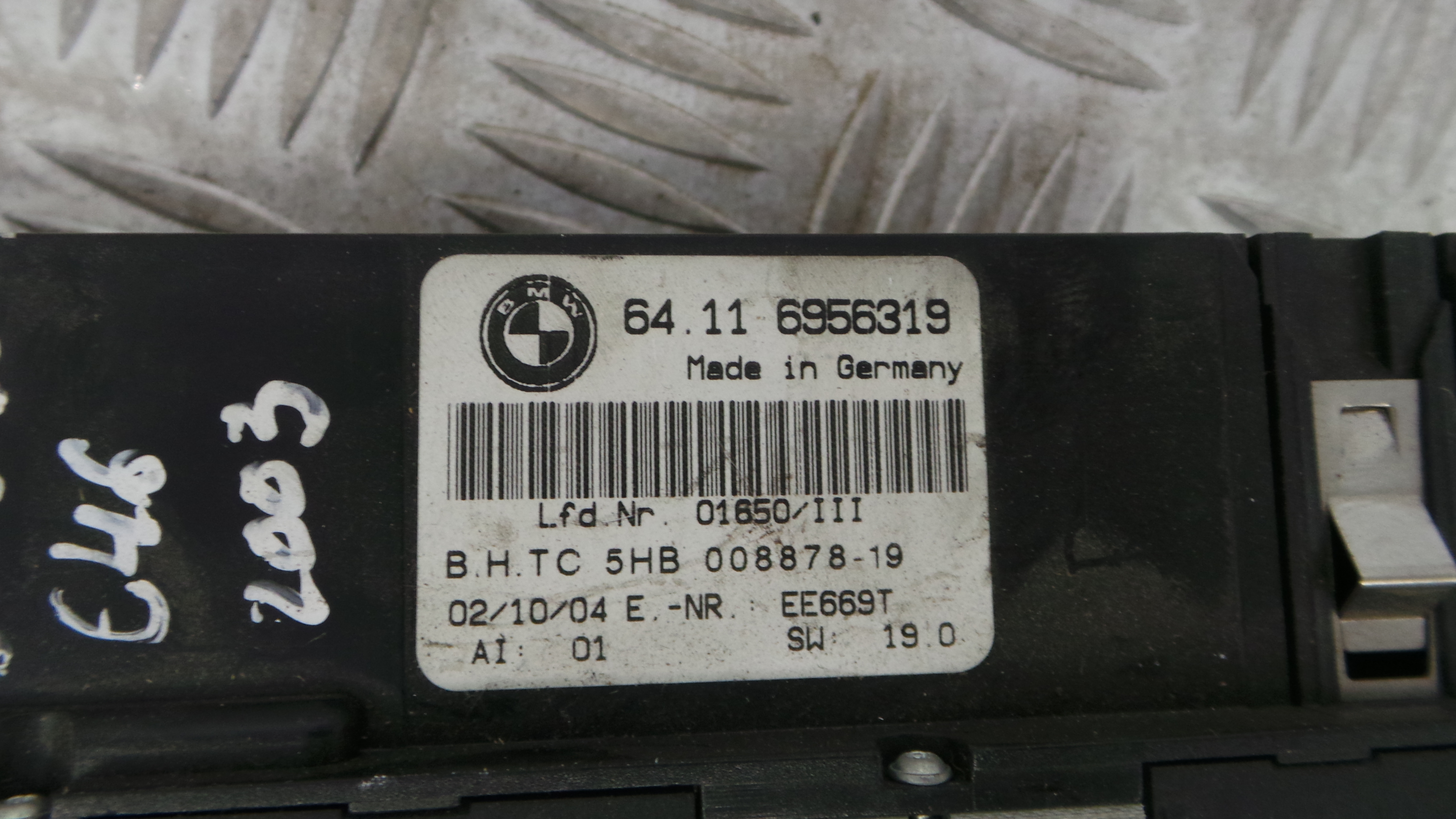 Comando da Sofagem / Climatronic 64.11-6956319 - BMW 3 (E46)-33183380