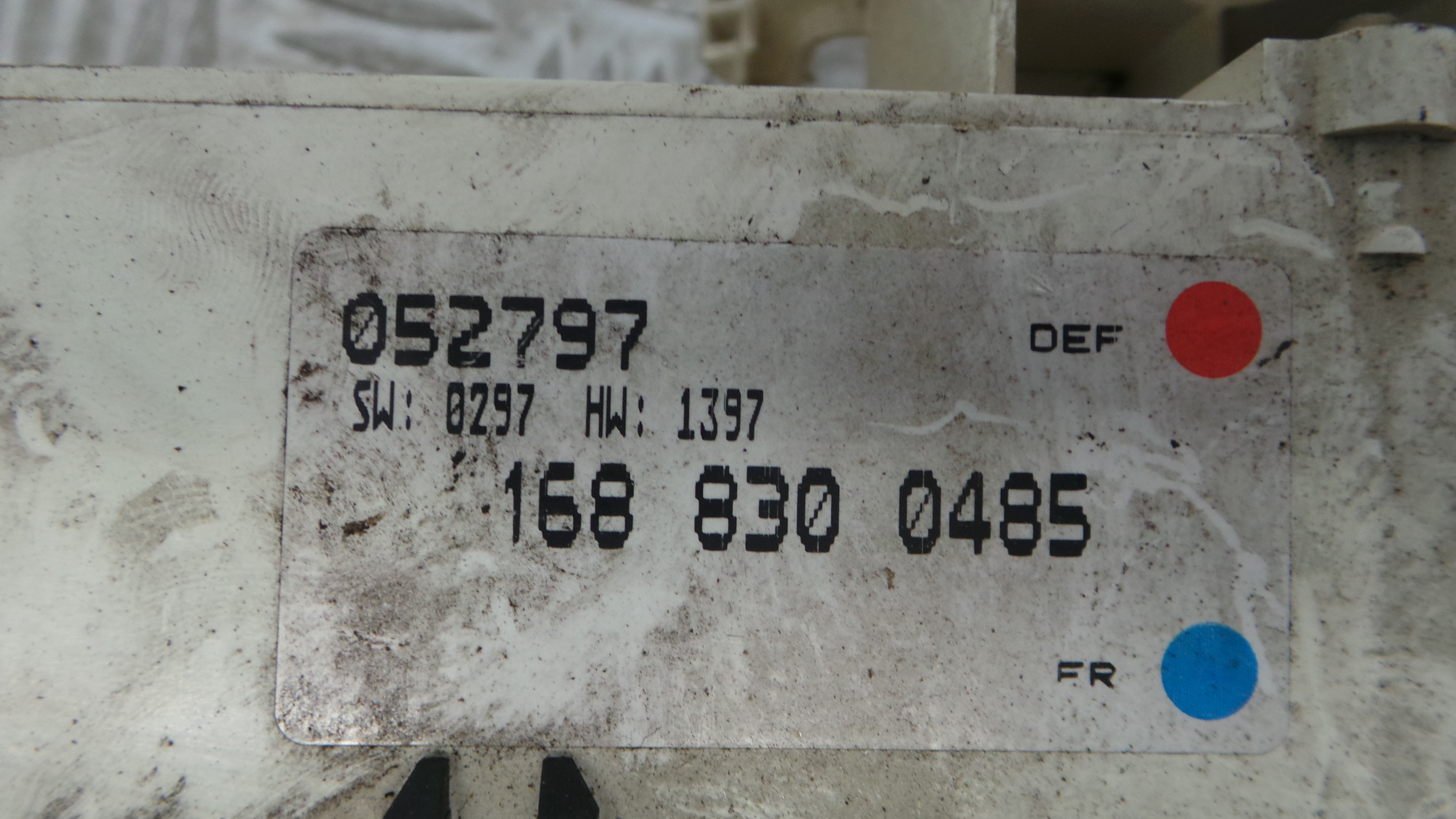 Comando da Sofagem / Climatronic 1688300485 - MERCEDES-BENZ A-CLASS (W168)-33183510