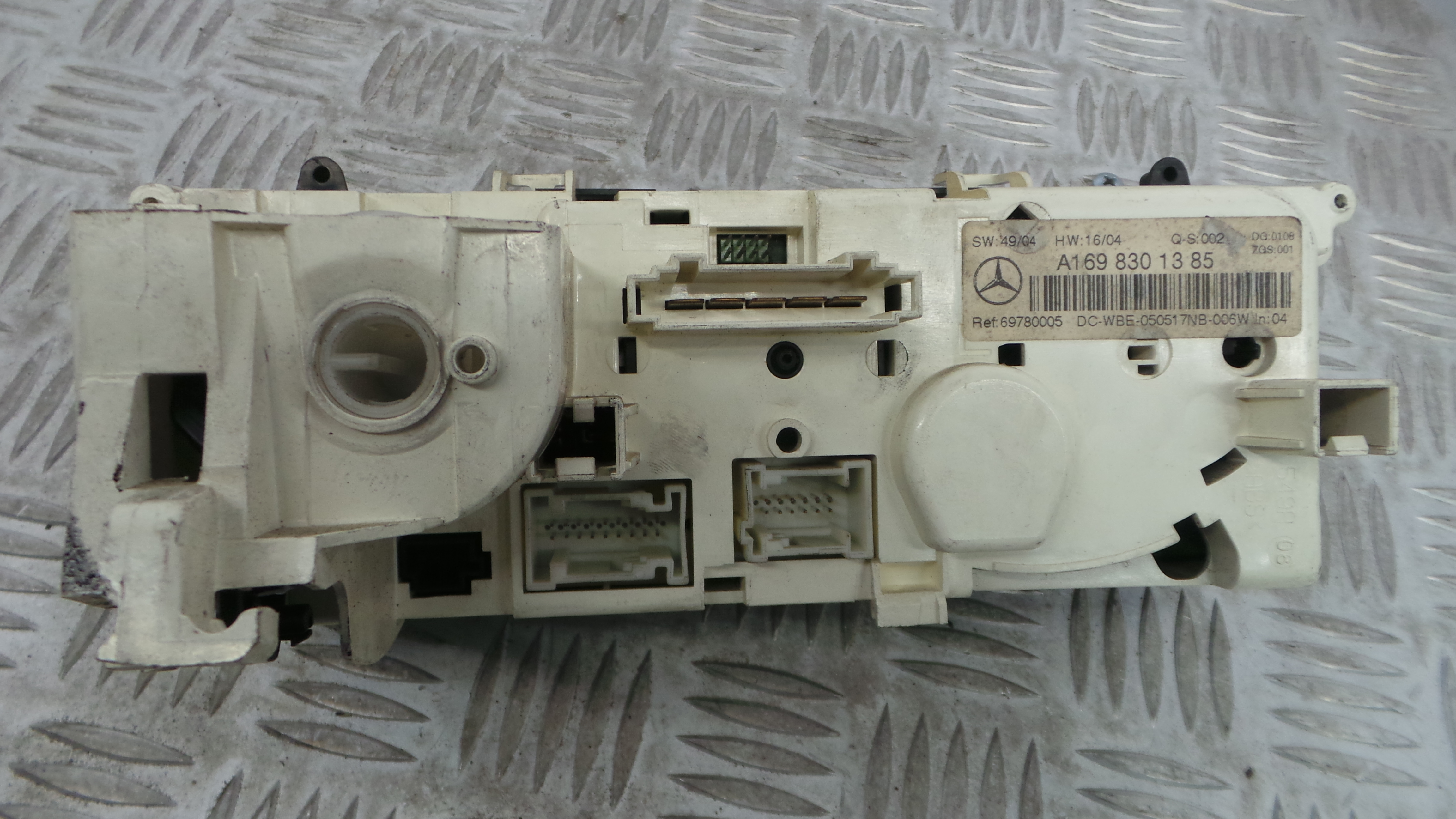 Comando da Sofagem / Climatronic A1698301385 - MERCEDES-BENZ A-CLASS (W169)-33183513