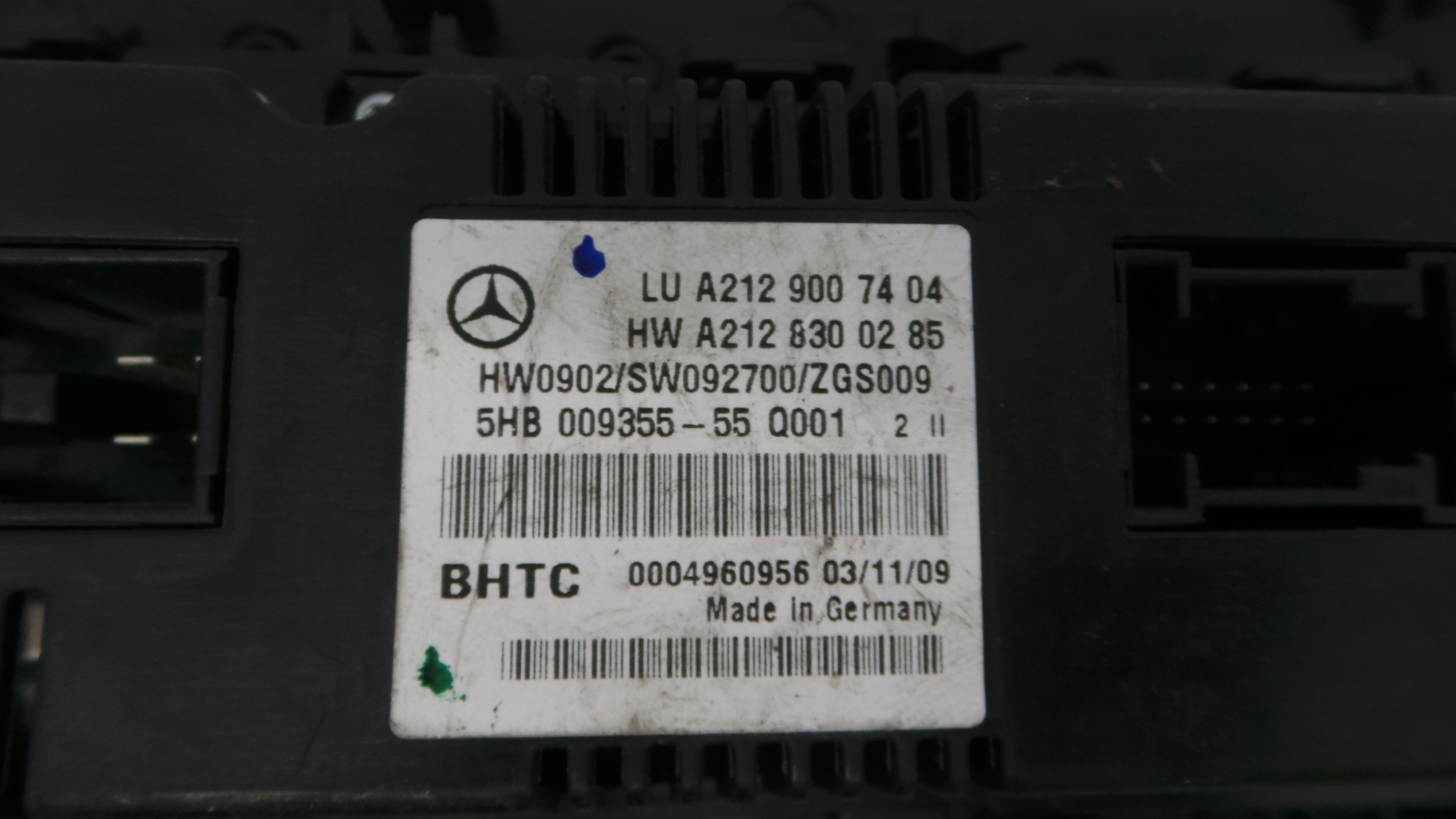 Comando da Sofagem / Climatronic A2129007404 - MERCEDES-BENZ E-CLASS (W212)-33183519