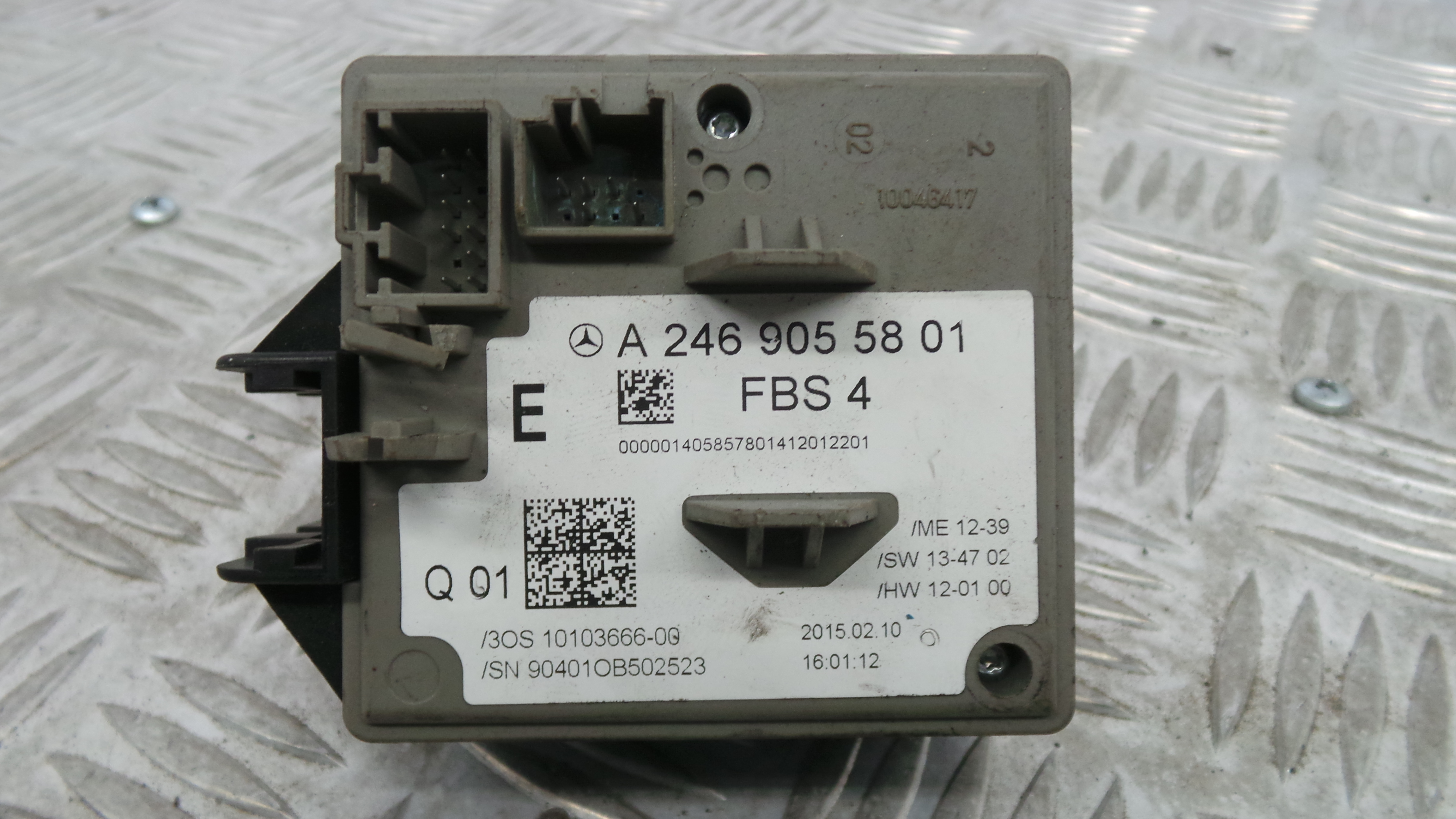 Canhão de ignição A2469055801 - MERCEDES-BENZ A-CLASS (W176)-33183687