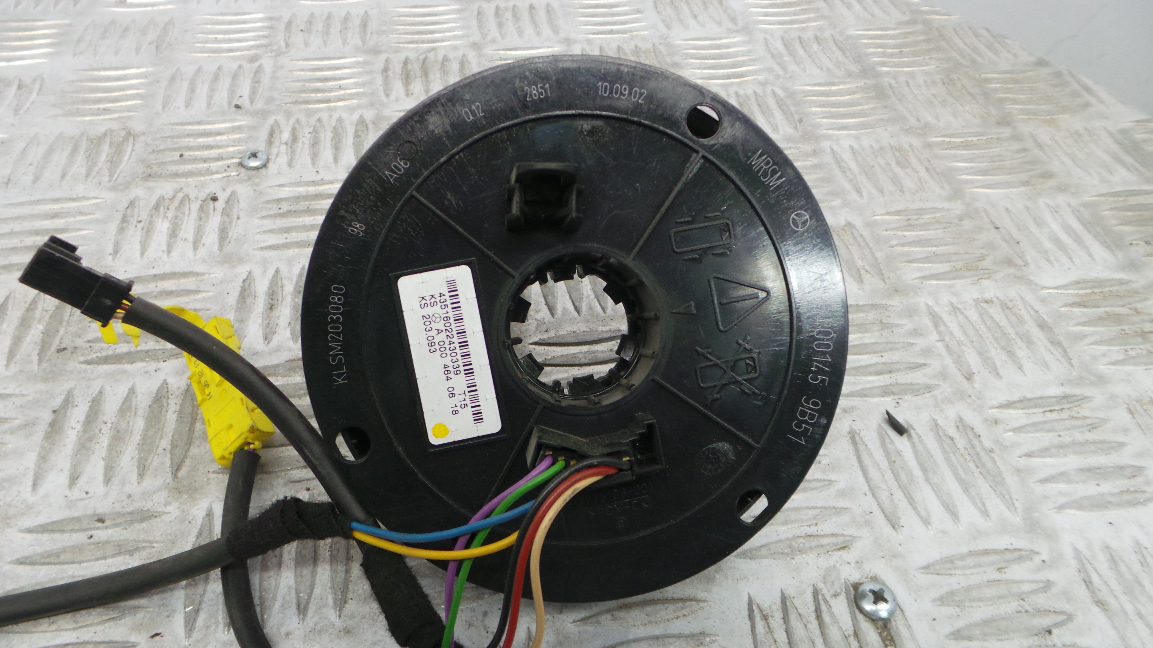 Fita de Airbags A0004640618 - MERCEDES-BENZ C-CLASS (W203)-33183790 Fita de Airbags A0004640618 - MERCEDES-BENZ C-CLASS (W203)-33183790