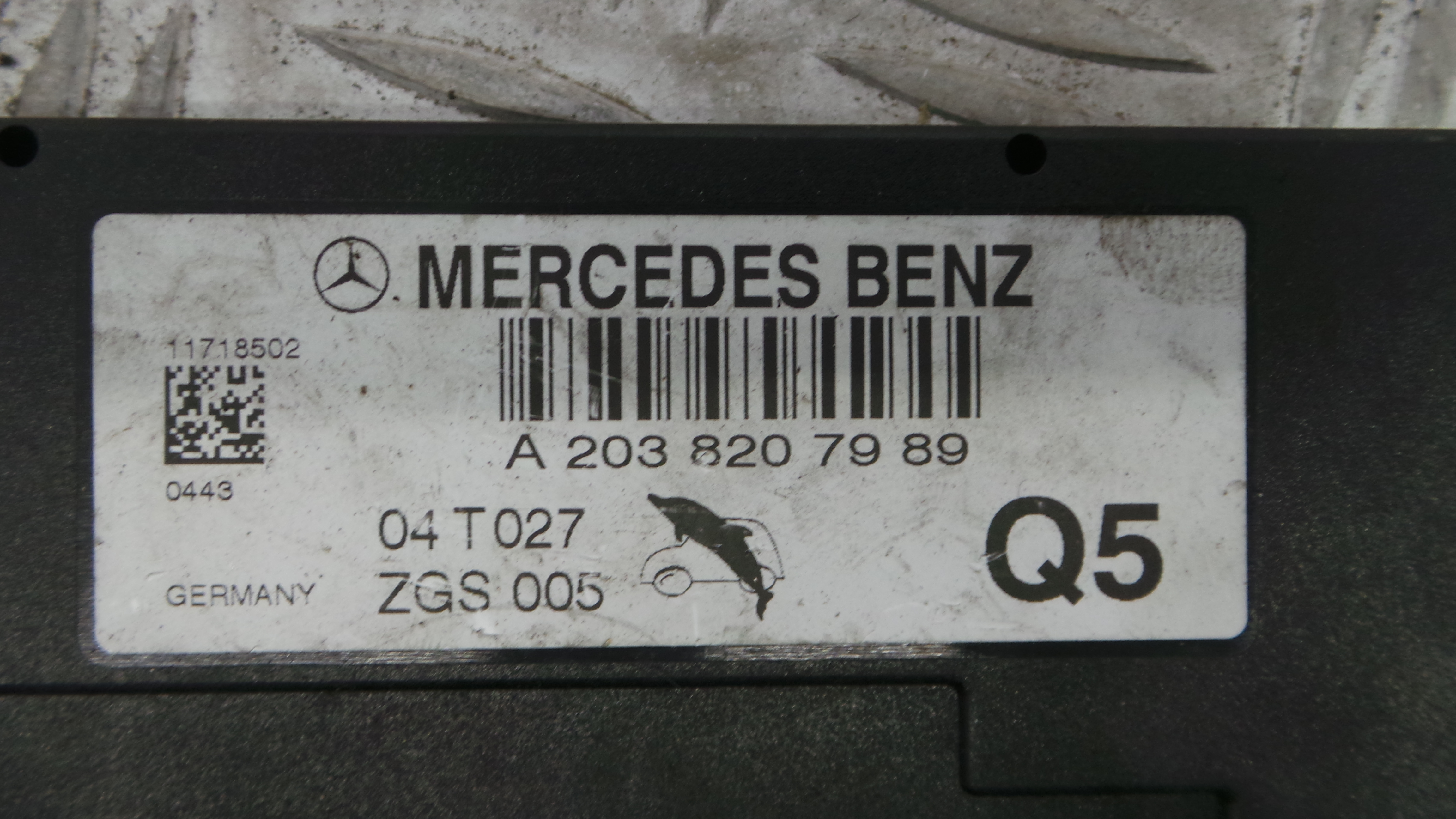 Amplificador A2038207989 - MERCEDES-BENZ C-CLASS (W203)-33184305