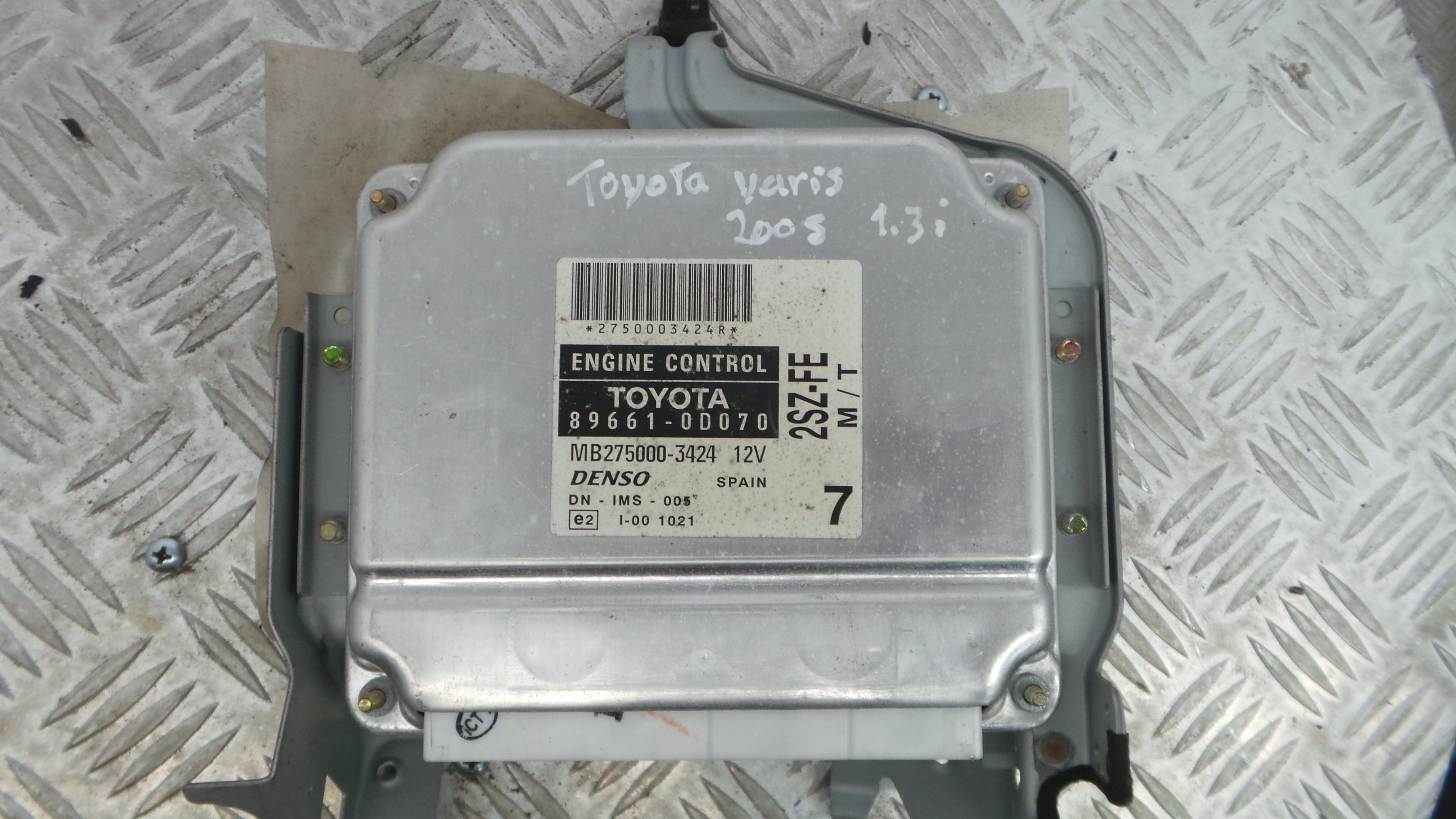Centralina do Motor 89661-0D070 - TOYOTA YARIS (_P9_), YARIS/VITZ (_P9_)-33184350