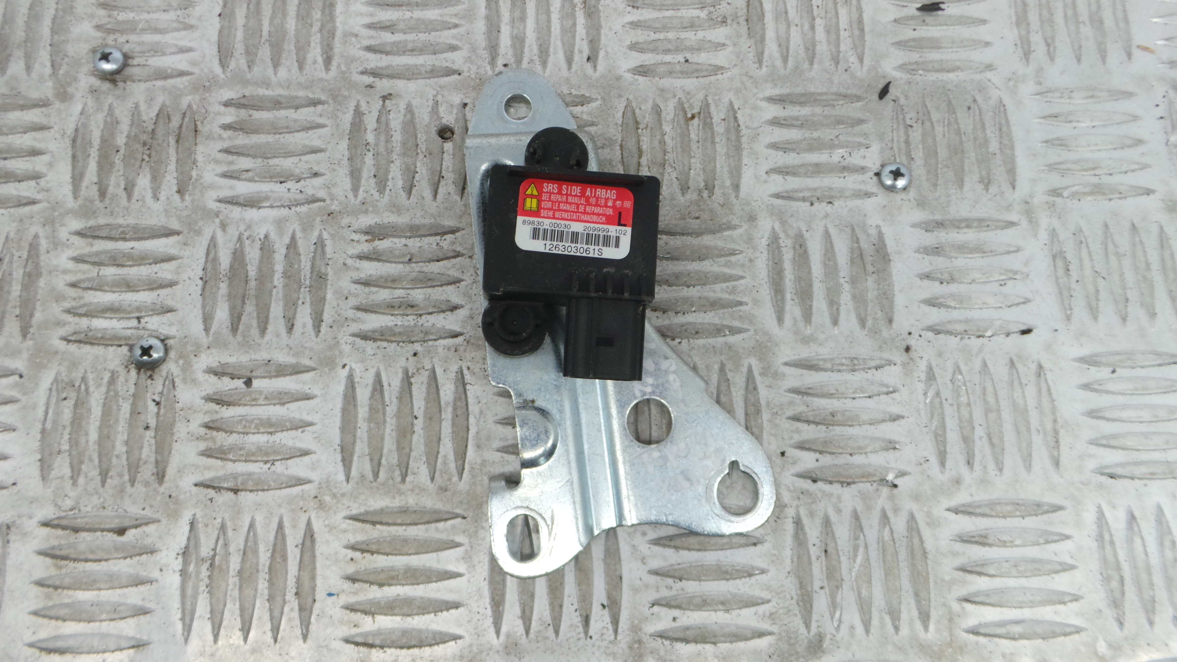 Sensor de Airbag 89830-0D030 - TOYOTA YARIS (_P9_), YARIS/VITZ (_P9_)-33184362 Sensor de Airbag 89830-0D030 - TOYOTA YARIS (_P9_), YARIS/VITZ (_P9_)-33184362