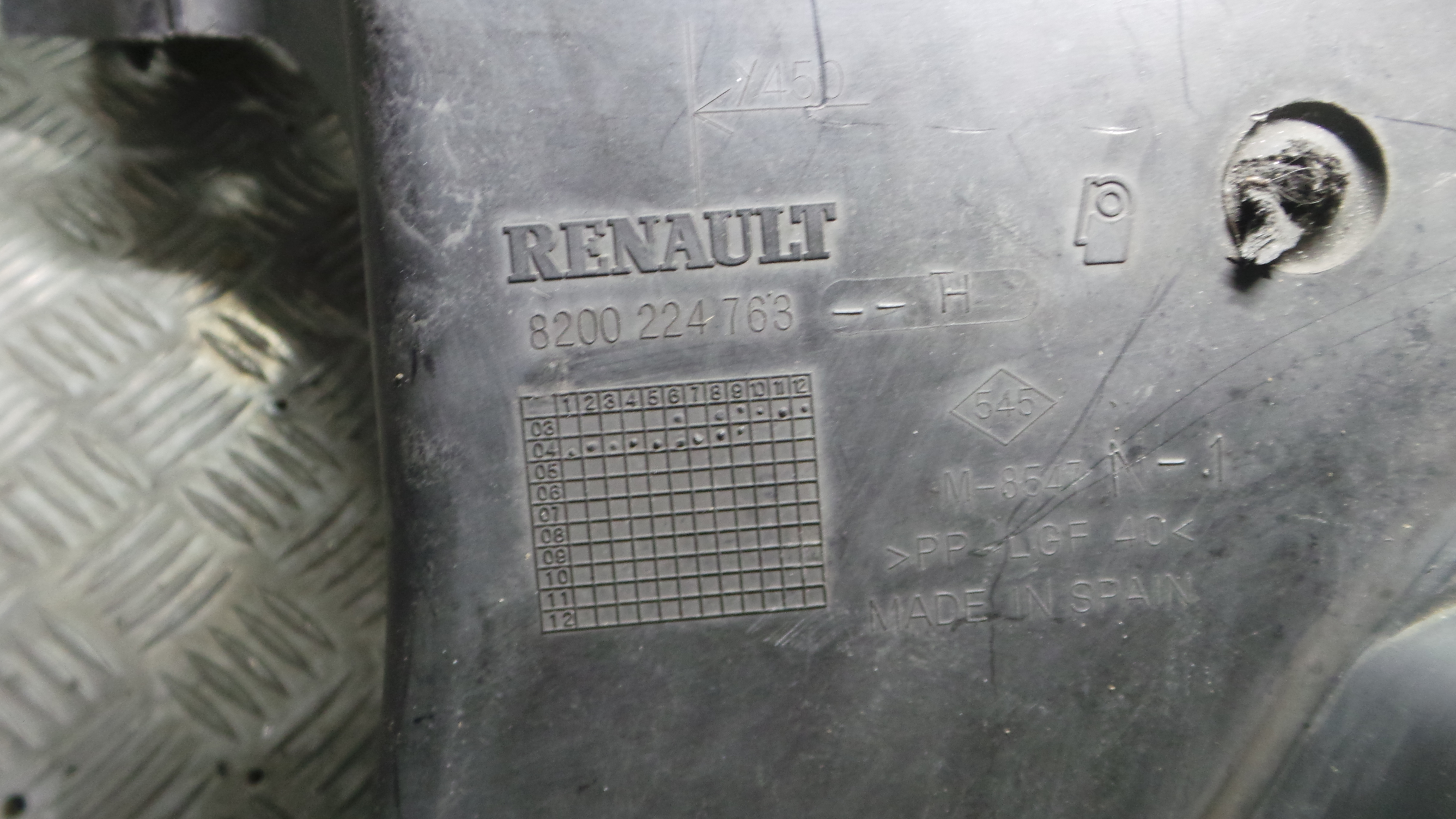 Frente em Fibra ou Chapa 8200224763 - RENAULT MODUS / GRAND MODUS (F/JP0_)-33185062