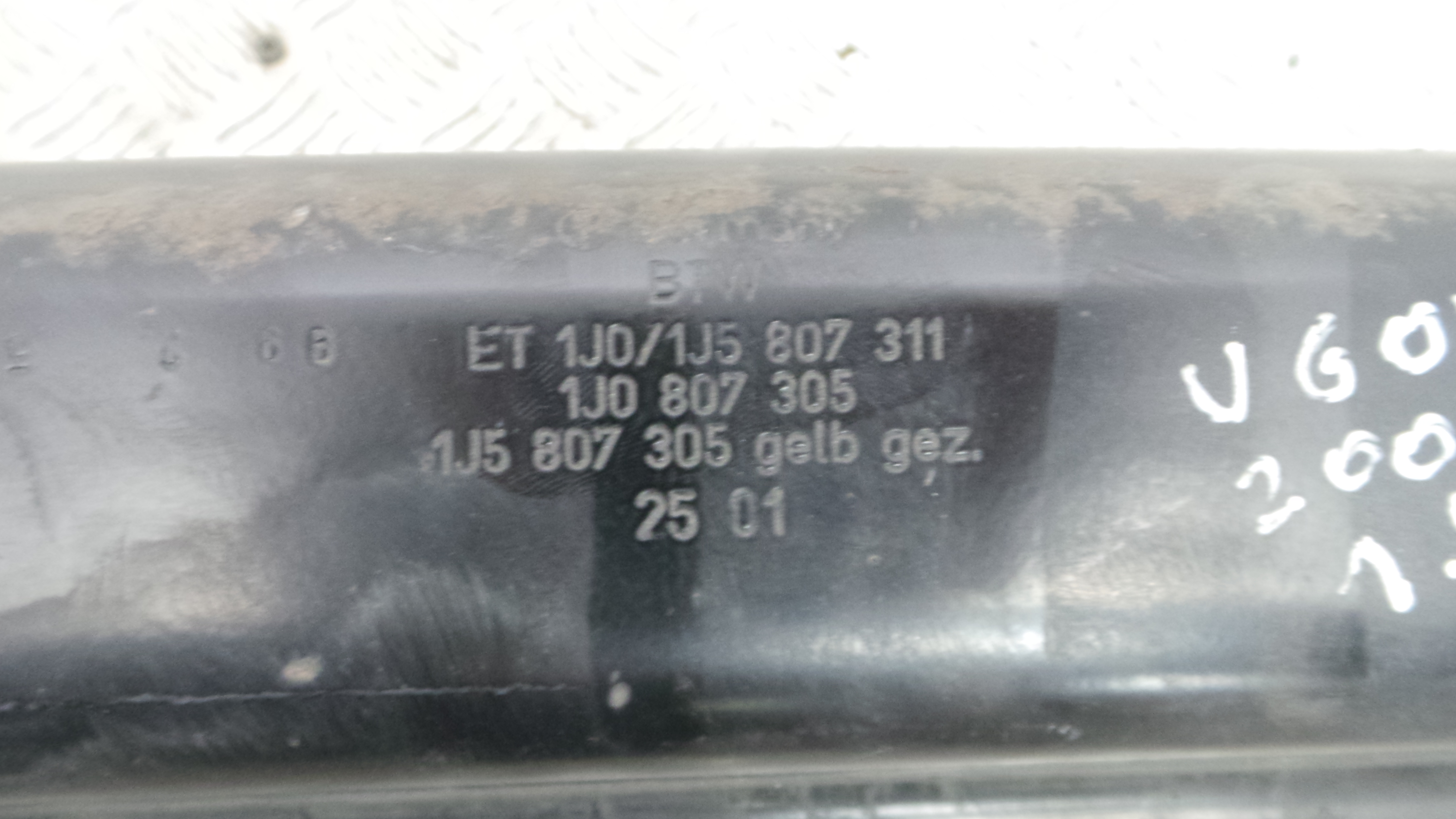 Reforco do Para Choques Traseiro 1J0807311 - VW GOLF IV (1J1), GOLF Mk IV (1J1)-33185082