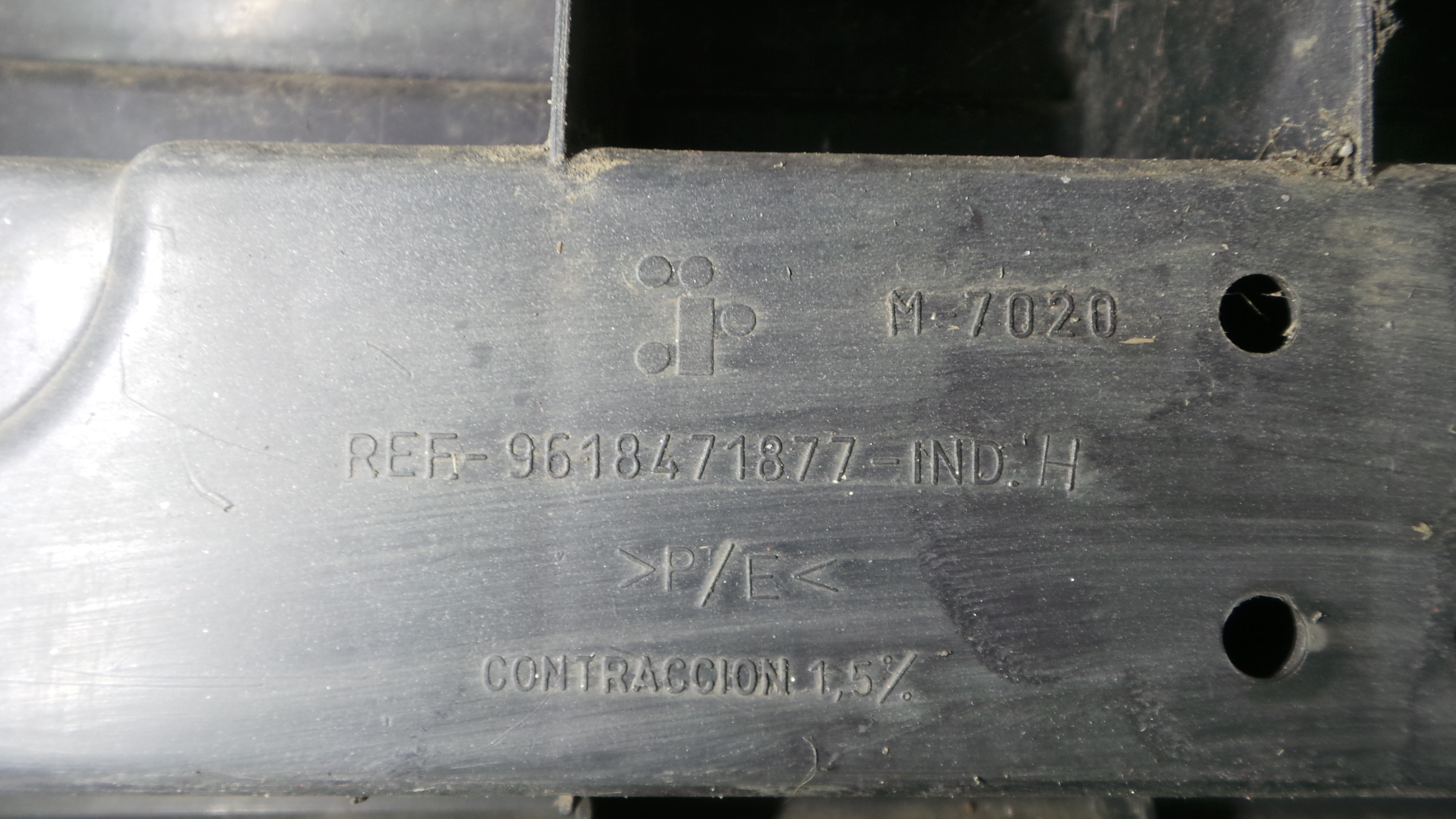 Reforço do Para Choques Frente  9618471877 - PEUGEOT PARTNER Caixa/monovolume (5_, G_), PARTNER Van-33185363