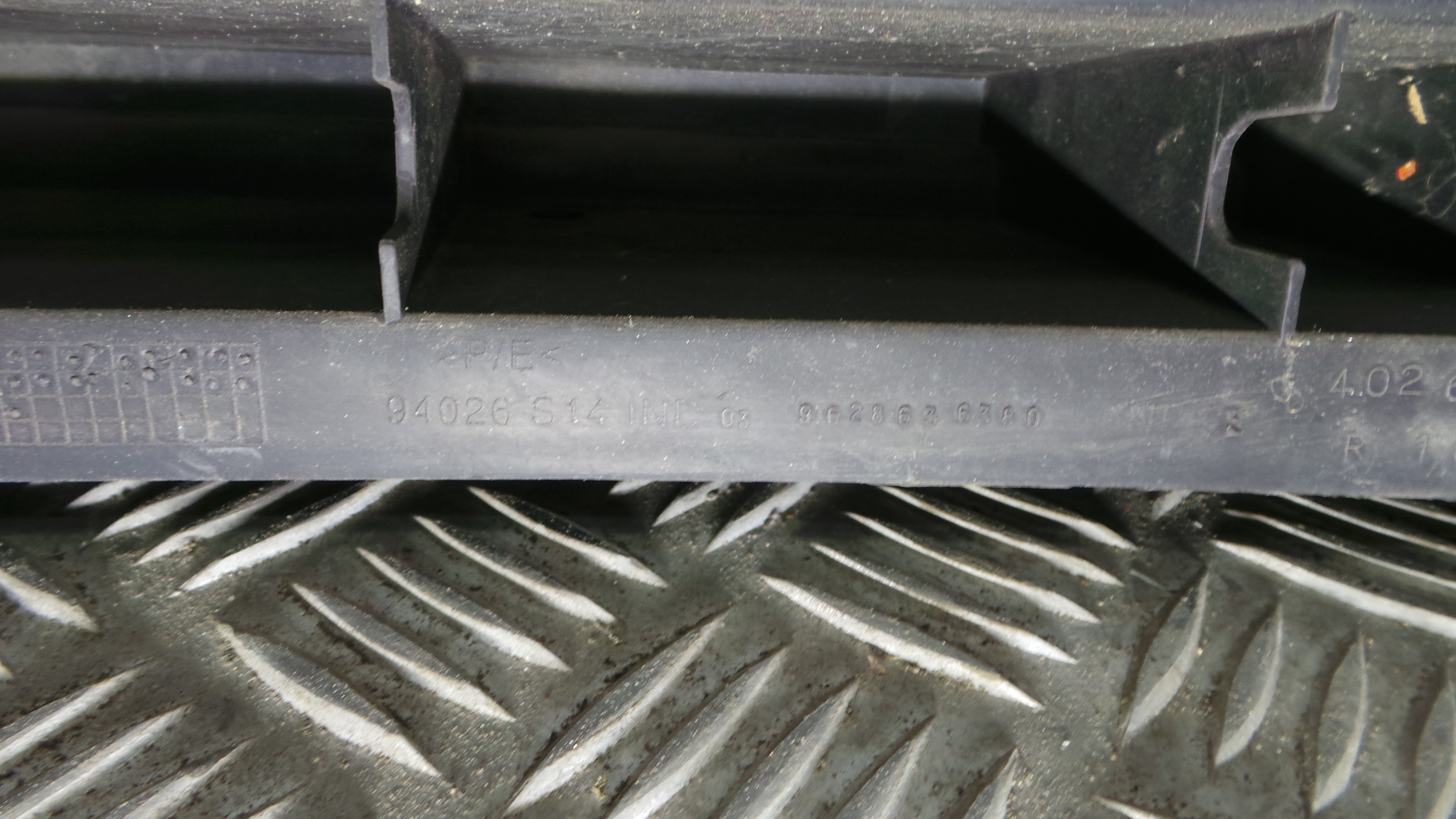 Reforço do Para Choques Frente 9628636380 - PEUGEOT 206 Hatchback (2A/C)-33185378