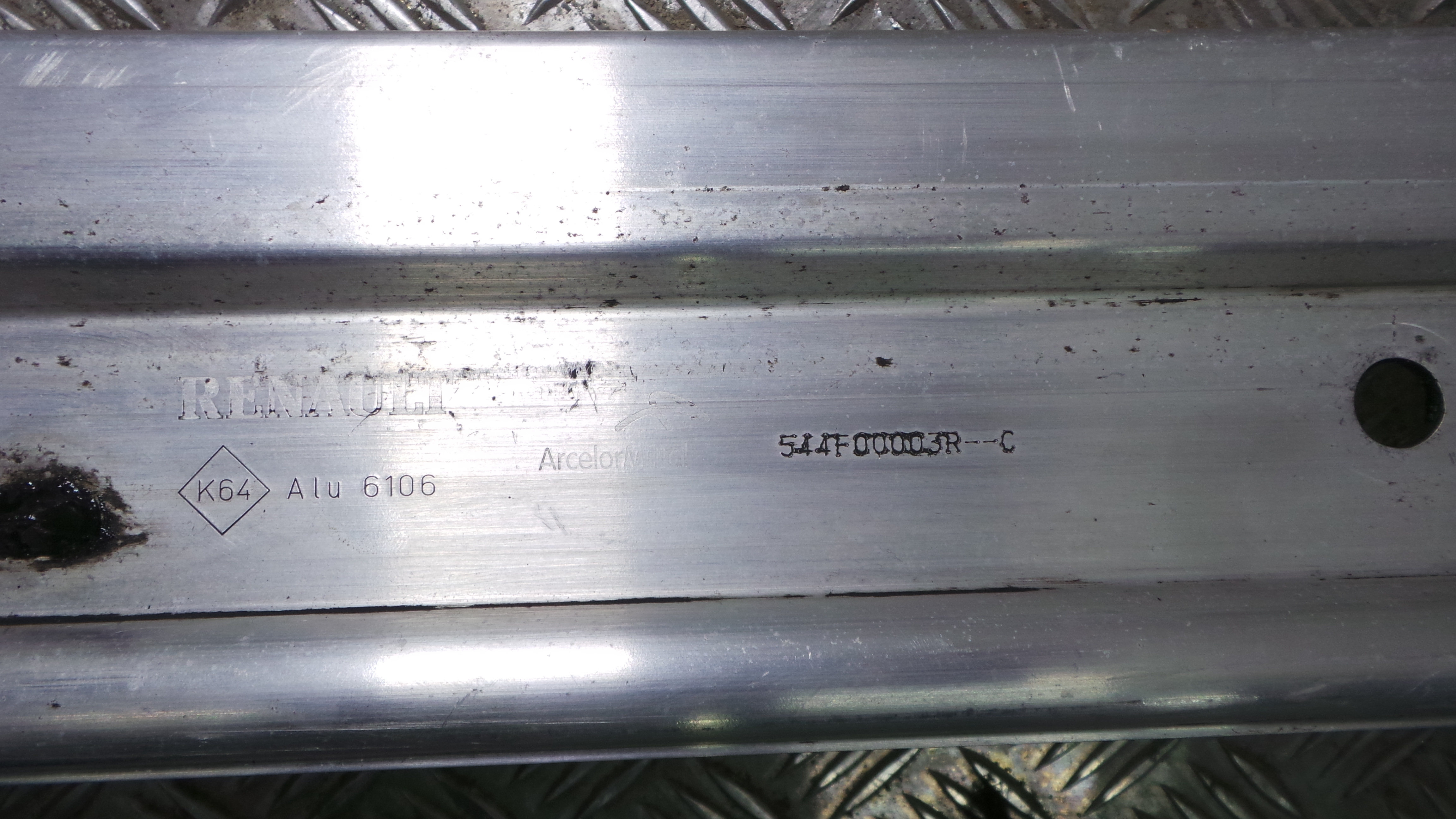 Travessa Inferior 544f00003R - RENAULT MEGANE III Coupé (DZ0/1_)-33185564