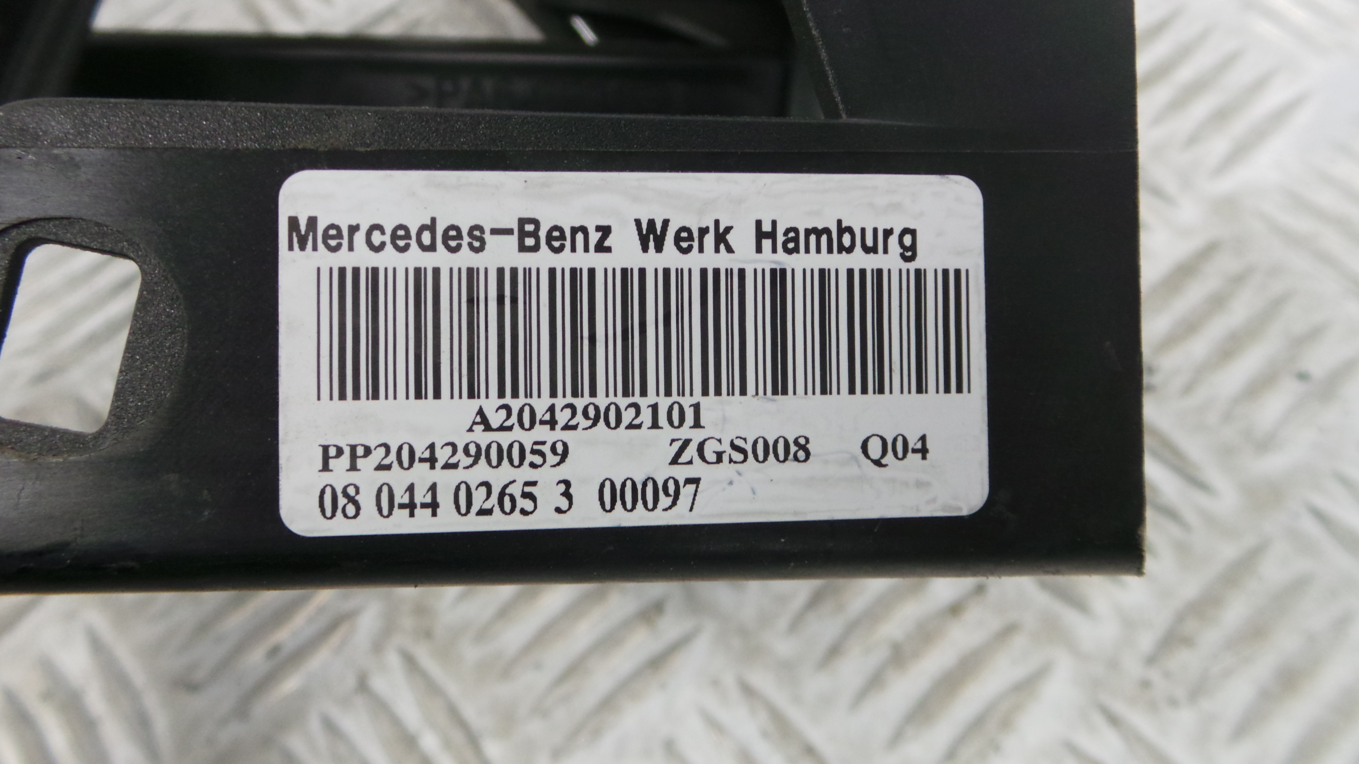 Pedal do Travão A2042902101 - MERCEDES-BENZ C-CLASS (W204)-33185598