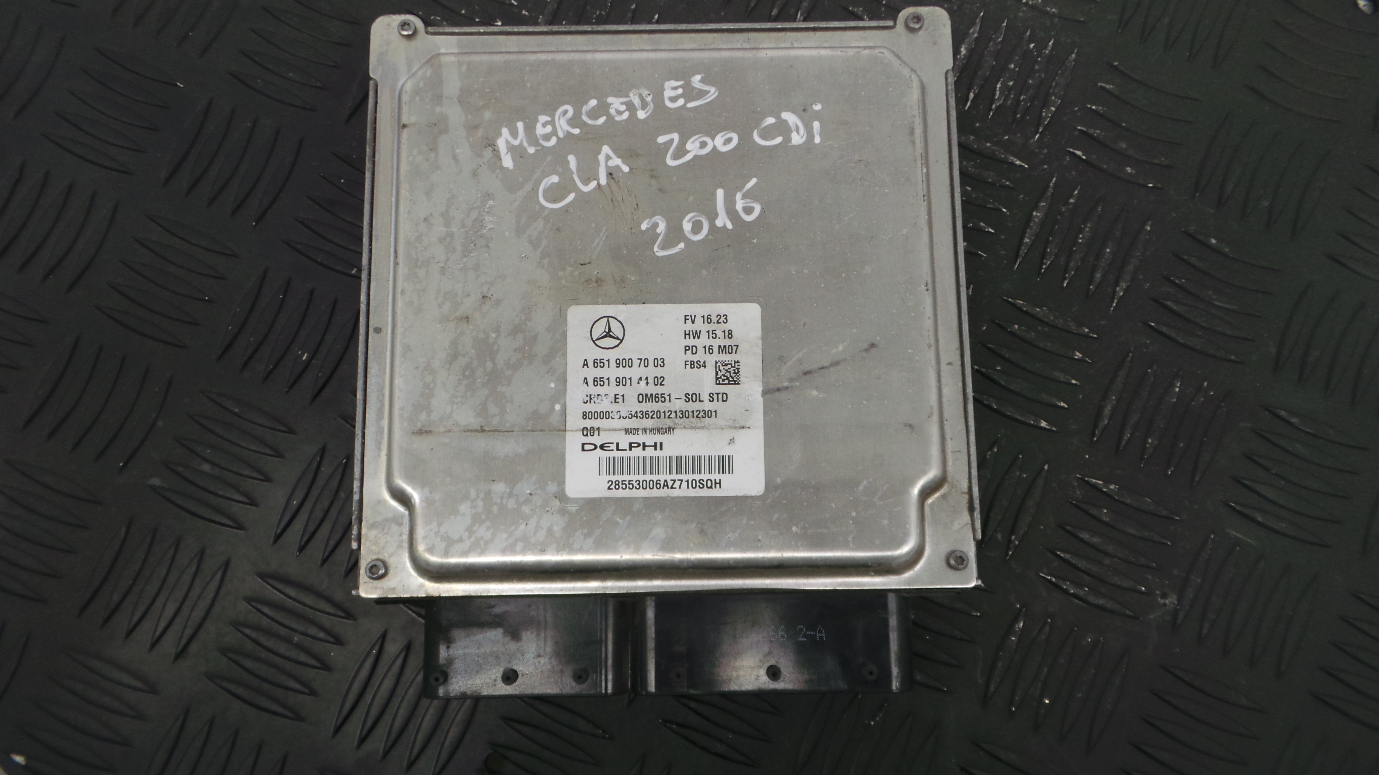 Centralina do Motor A6519007003 - MERCEDES-BENZ CLA Coupé (C117)-33186311