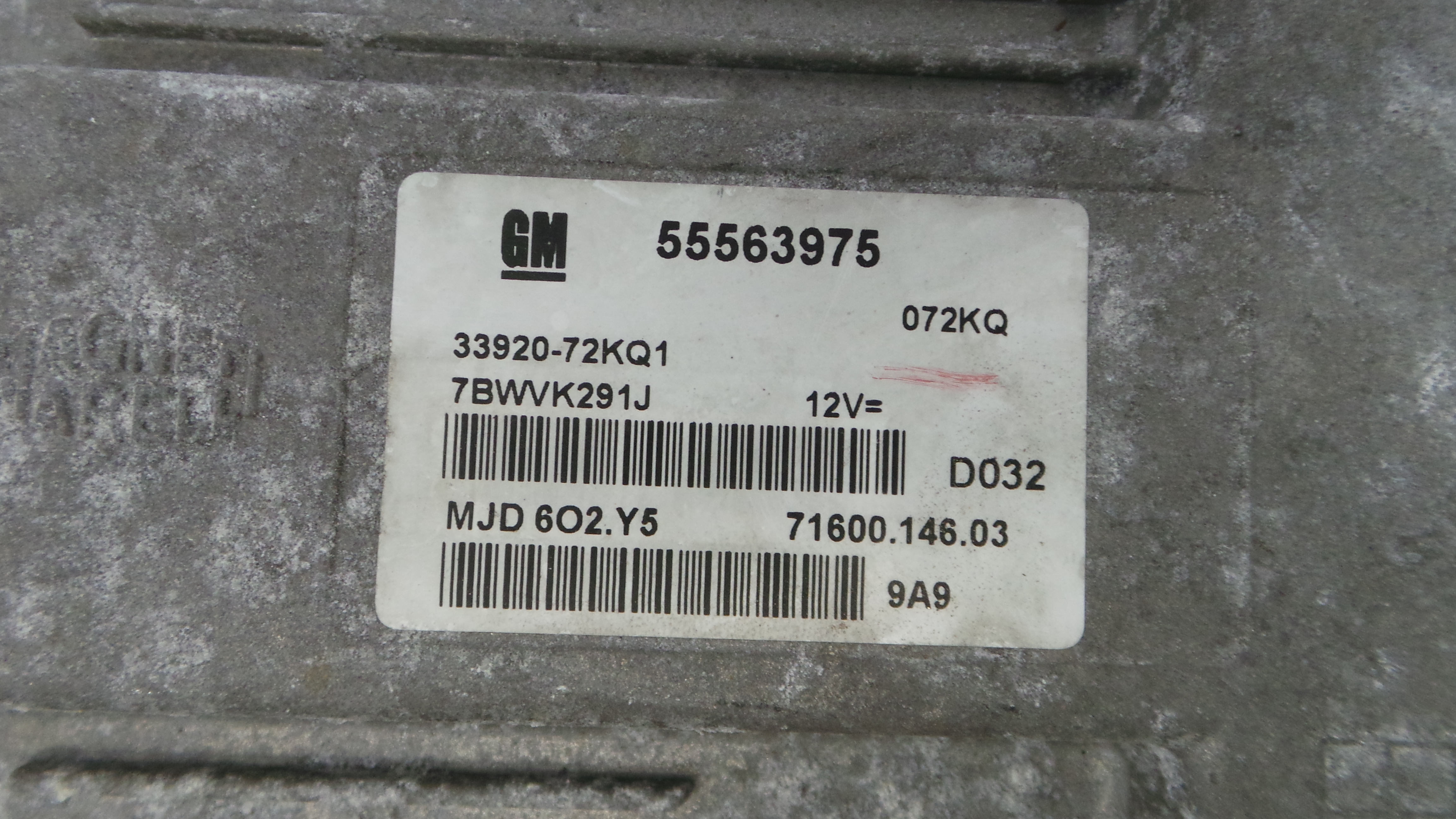 Centralina do Motor 55563975 - SUZUKI SWIFT III (MZ, EZ)-33186319