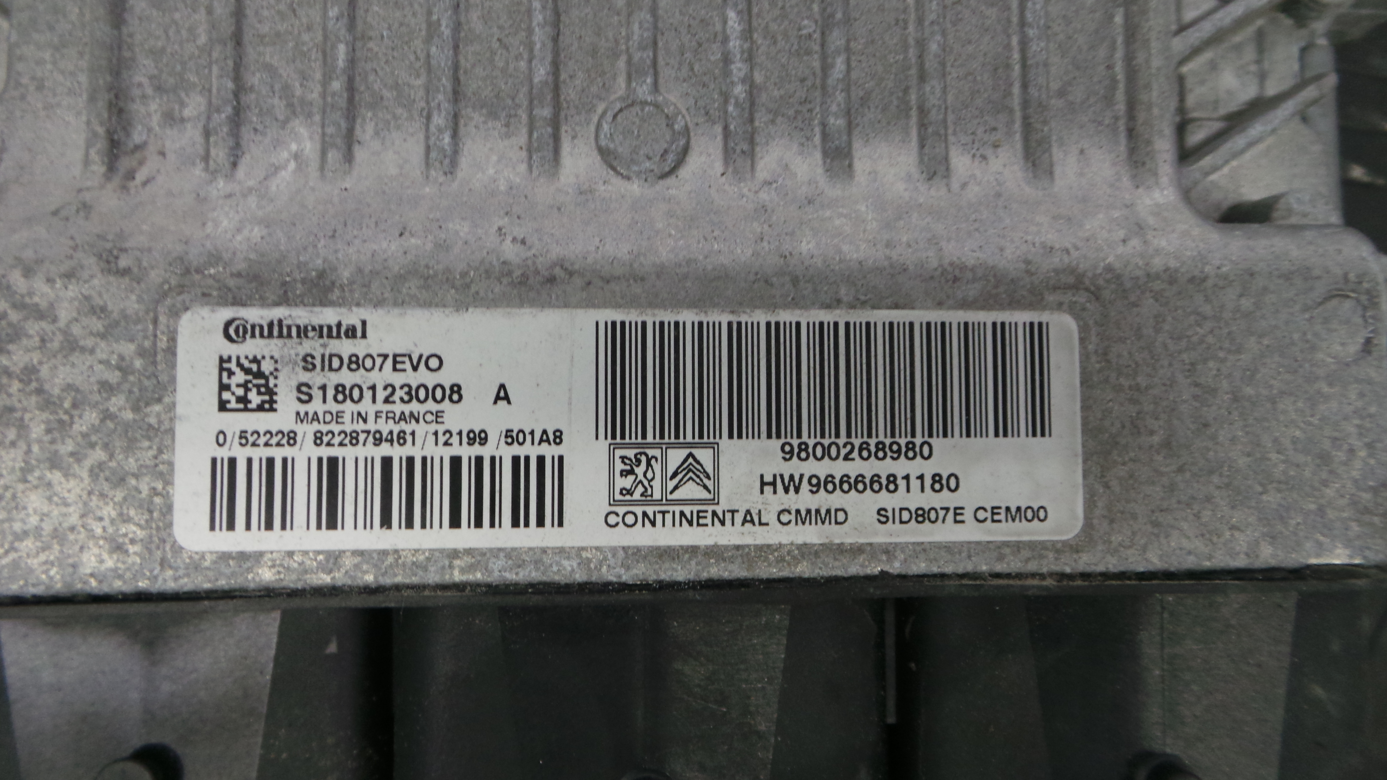 Centralina do Motor 9800268980 - CITROËN C4 II (NC_)-33186327