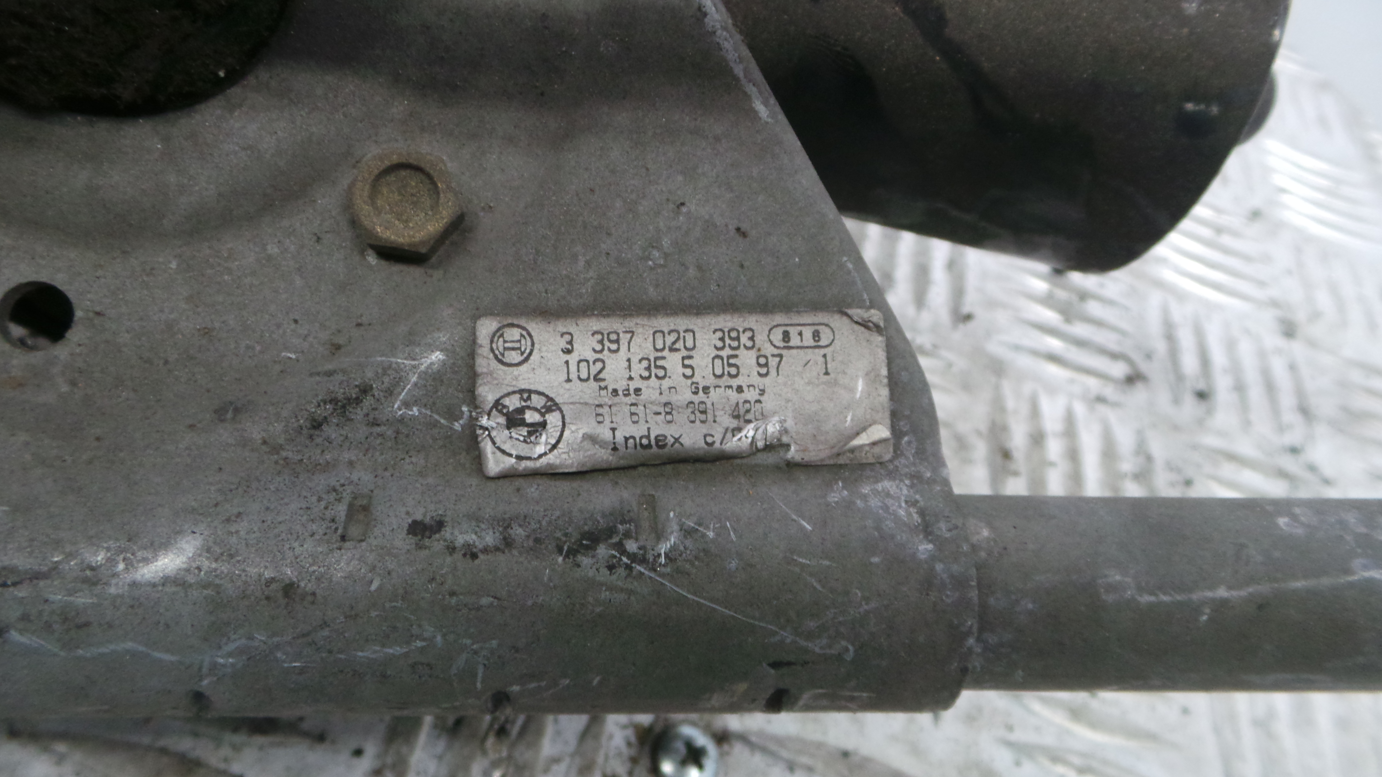 Motor Limpa Vidros Frente  61.61-8391420 - BMW 3 (E36)-33188178