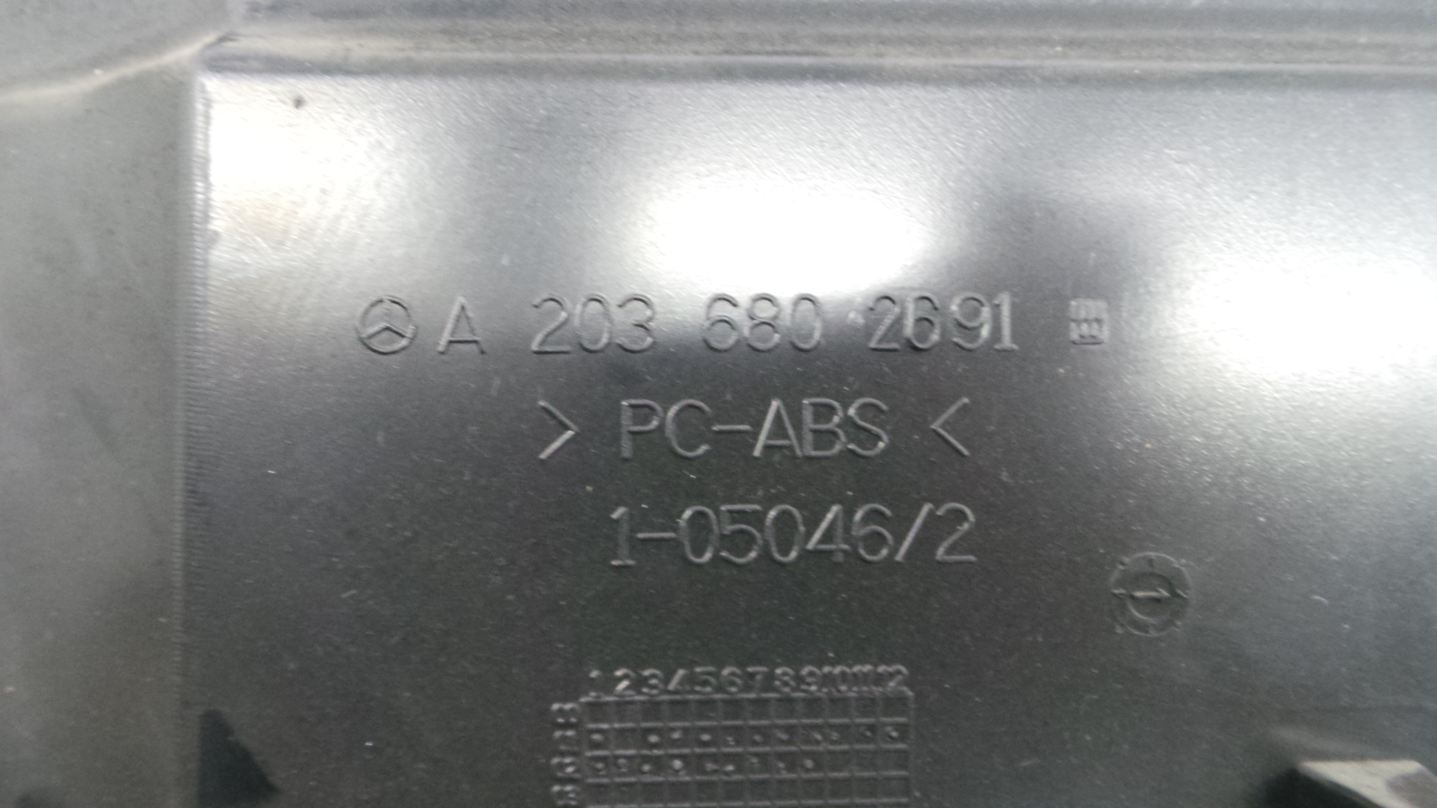 Porta Luvas  a2036802691 - MERCEDES-BENZ C-CLASS (W203)-33189460