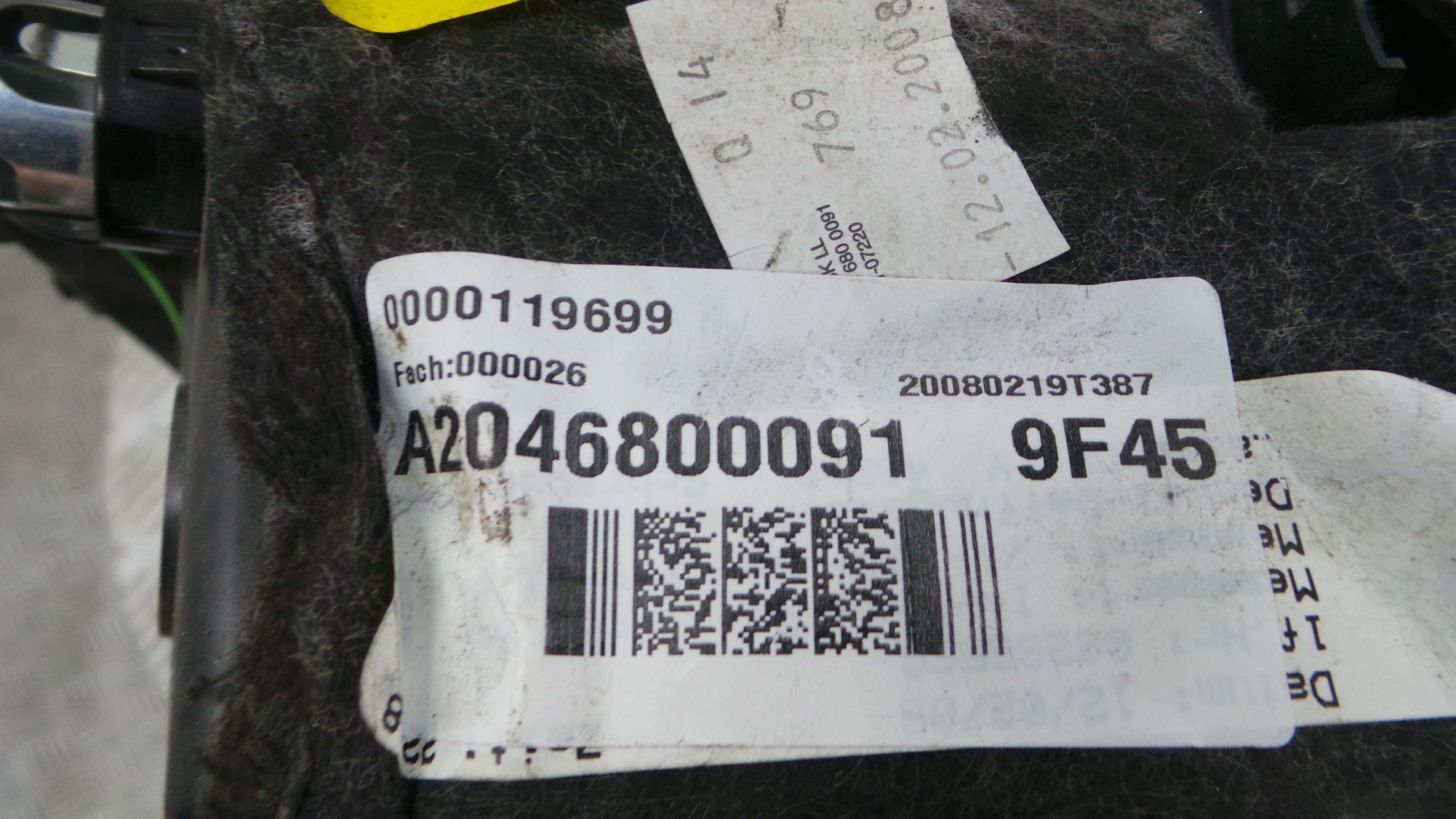 Porta Luvas A2046800091 - MERCEDES-BENZ C-CLASS (W204)-33189466