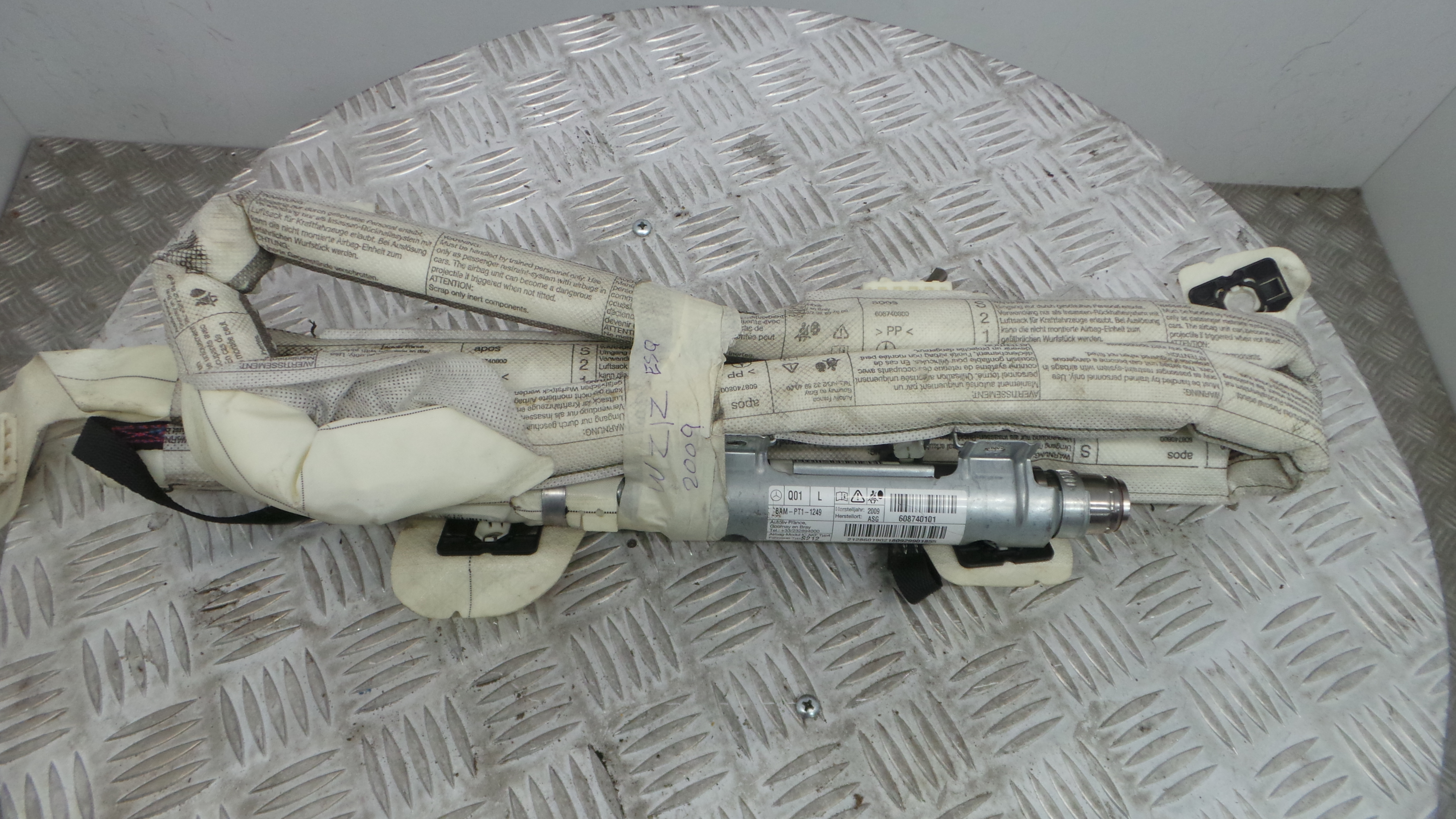 Airbags de Cortina Esq 2128601902 - MERCEDES-BENZ E-CLASS (W212)-33190105 Airbags de Cortina Esq 2128601902 - MERCEDES-BENZ E-CLASS (W212)-33190105