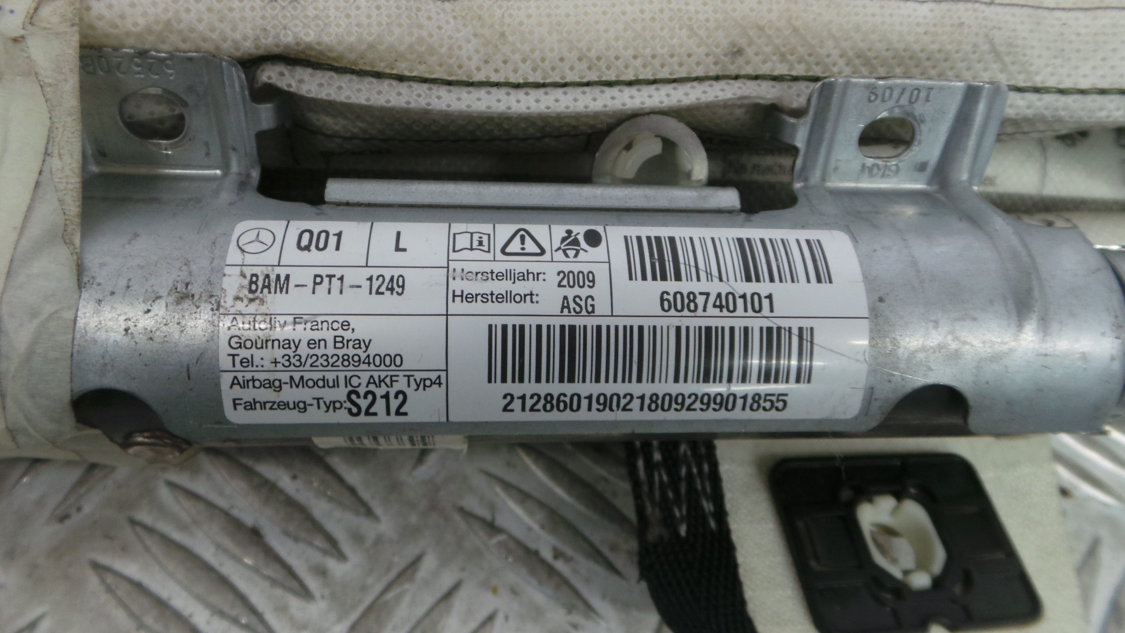 Airbags de Cortina Esq 2128601902 - MERCEDES-BENZ E-CLASS (W212)-33190105