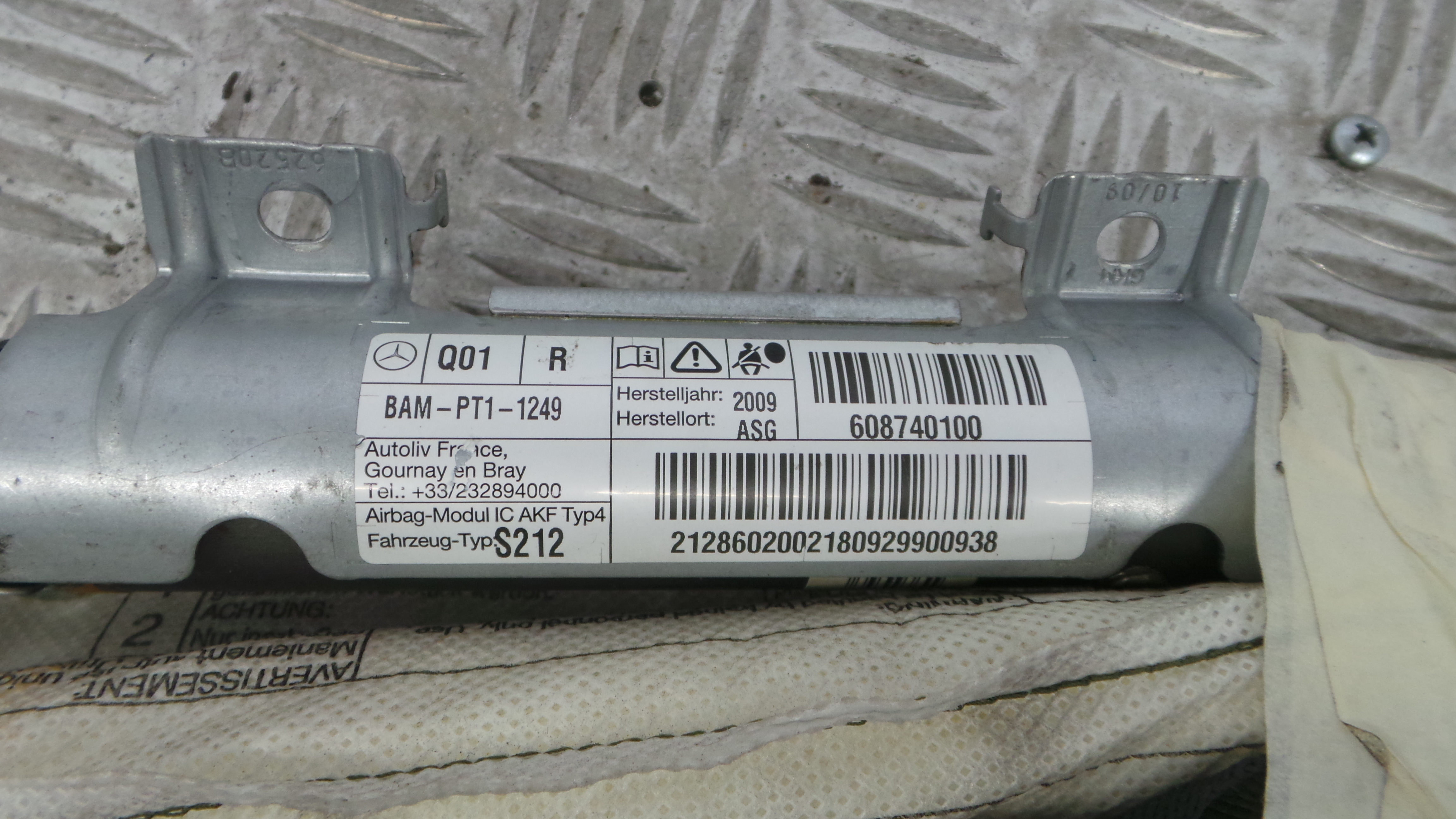 Airbags de Cortina Dto 2128602002 - MERCEDES-BENZ E-CLASS (W212)-33190113