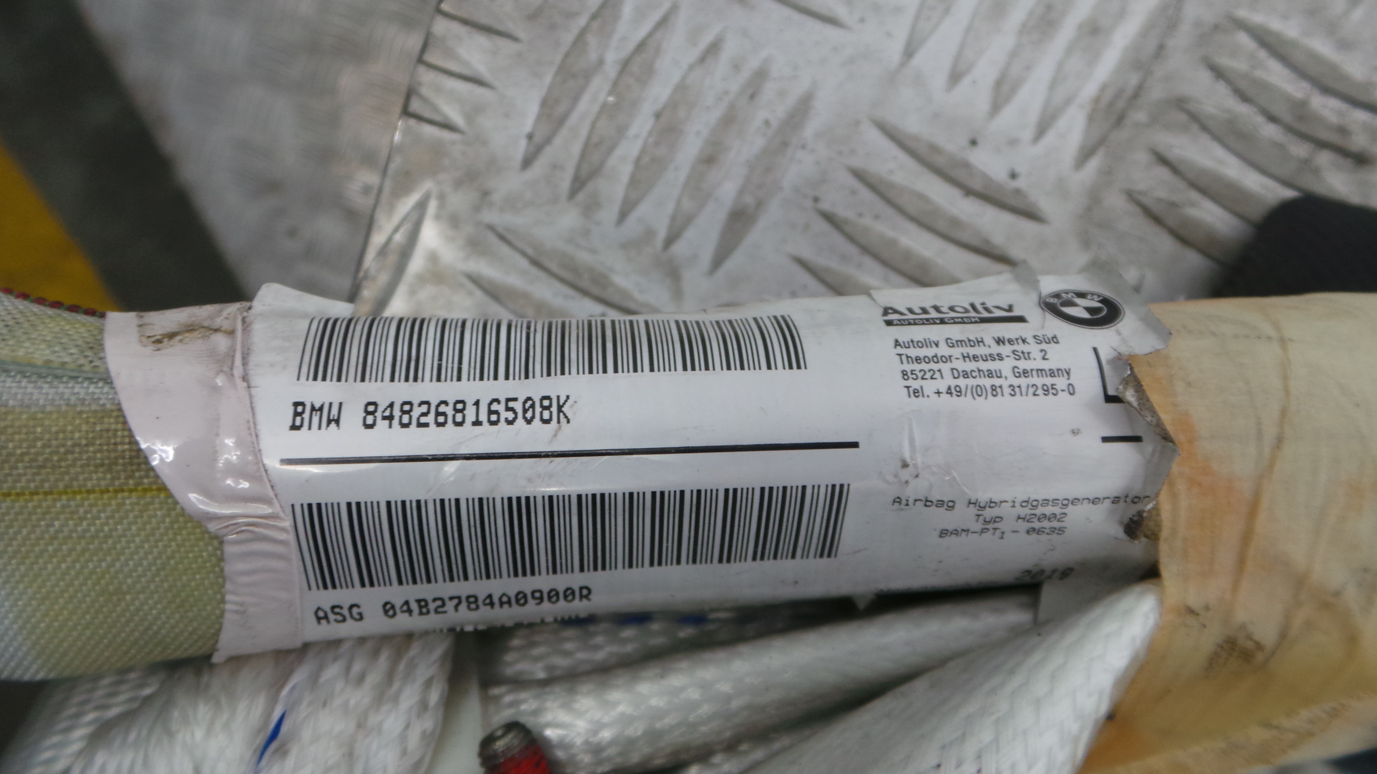 Airbags de Cortina Esq 84.82-6816508K - BMW 3 Touring (E46)-33190124