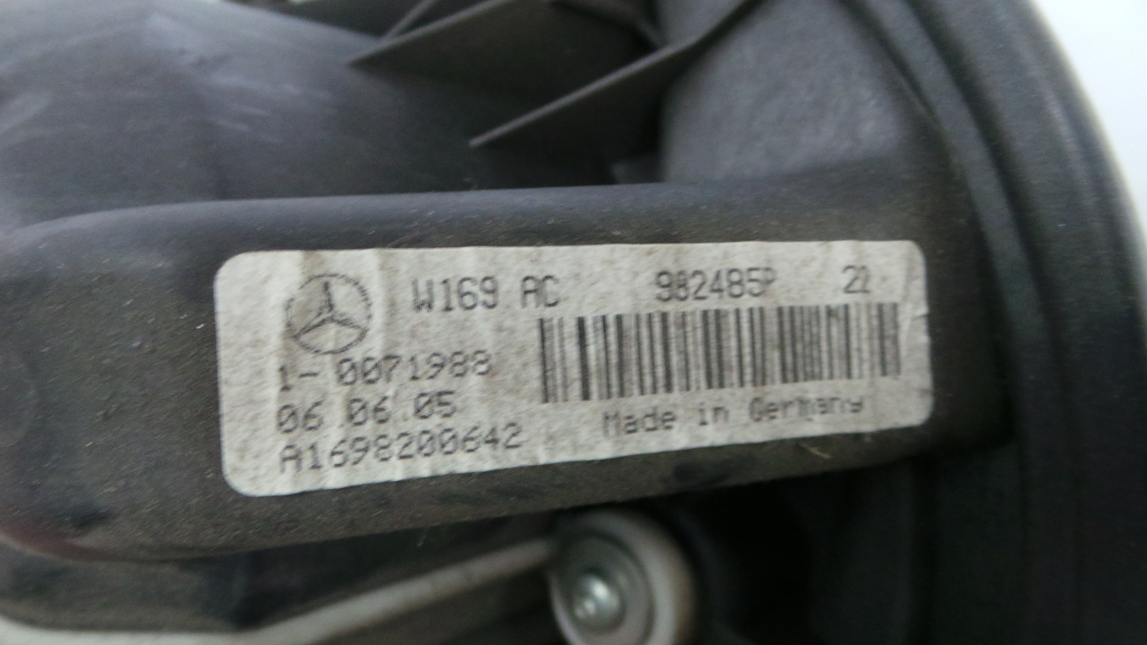 Motor da Chauffage / Motor de Sofagem A1698200642 - MERCEDES-BENZ A-CLASS (W169)-33190172