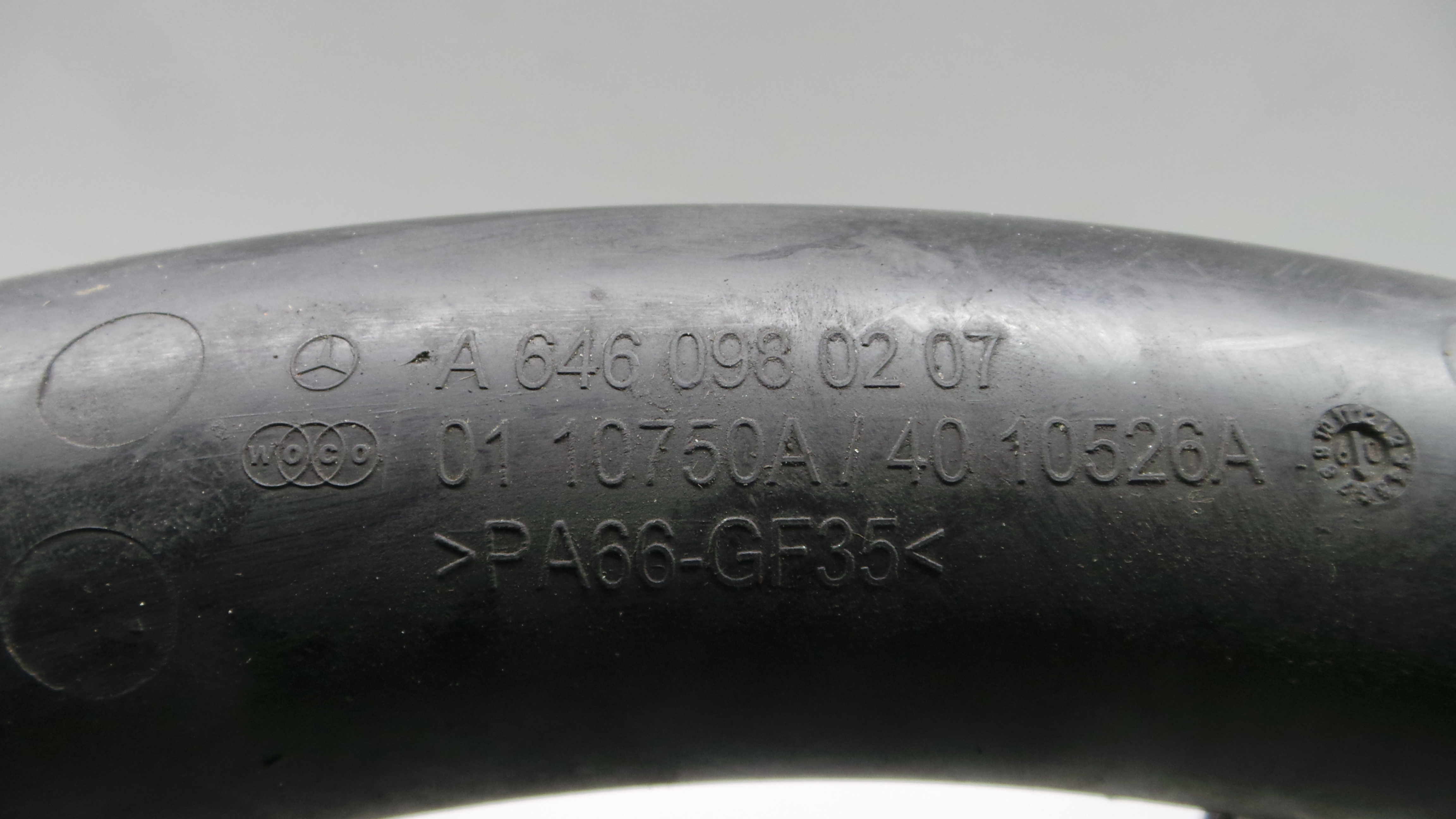 Tubo Intercooler A6460980207 - MERCEDES-BENZ C-CLASS (W204)-33191584